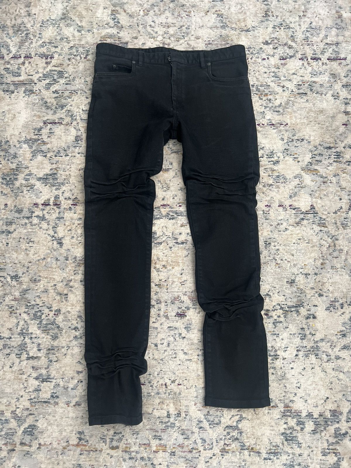 Maison Margiela Maison Margiela Black Denim Jeans Sz 38 Size US 38 / EU 54 - 1 Thumbnail