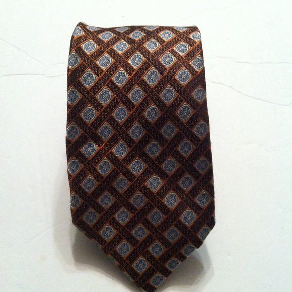 Burma Bibas BURMA BIBAS MEN'S NEW 100%SILK TIE WIDTH: 3" Size ONE SIZE - 2 Thumbnail