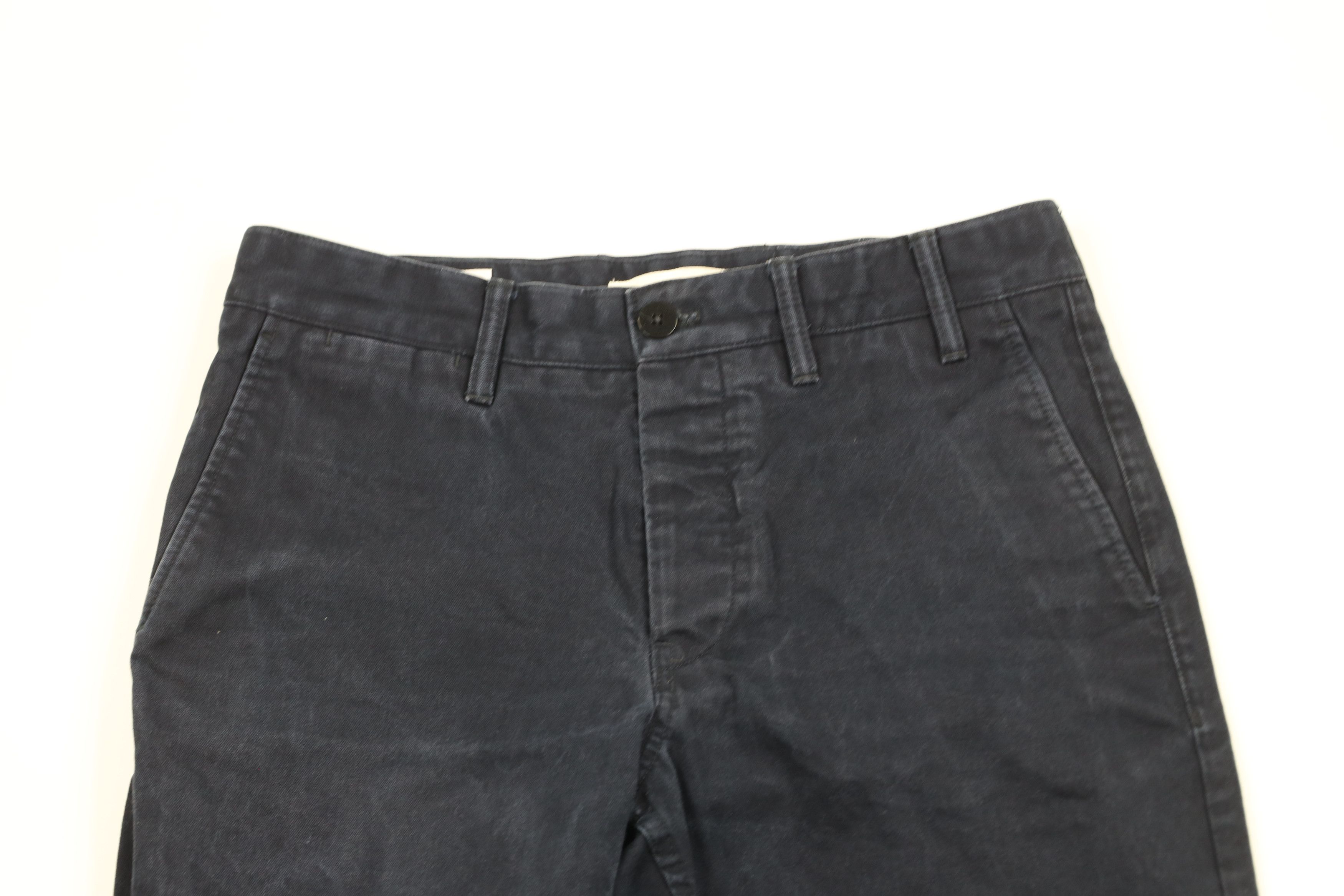 Vintage Norse Projects Button Fly Aros Heavy Chino Pants Blue Size US 29 - 2 Thumbnail