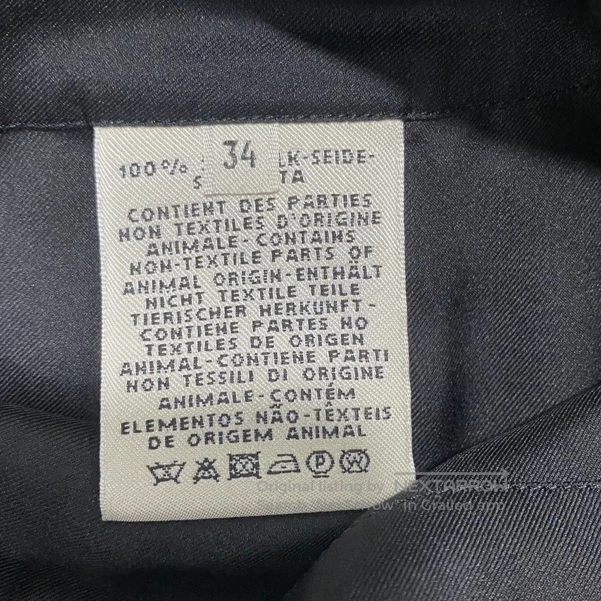 Hermes black silk mini skirt by Hermes. Size 33" - 4 Thumbnail