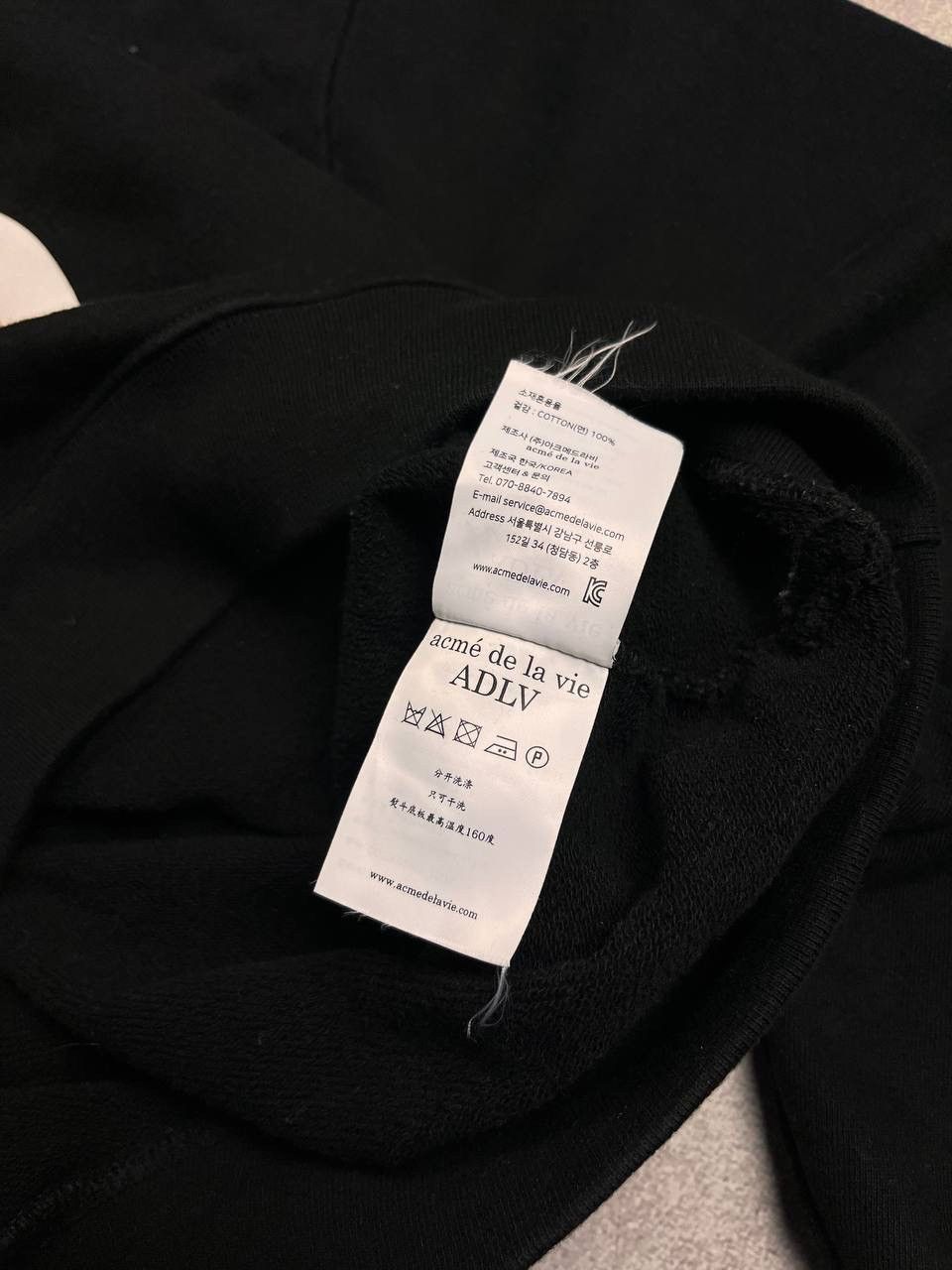 Japanese Brand ACME DE LA VIE ADLV BOXY GIRL BOXY HEAVY COTTON HOODIE L Size US L / EU 52-54 / 3 - 9 Thumbnail