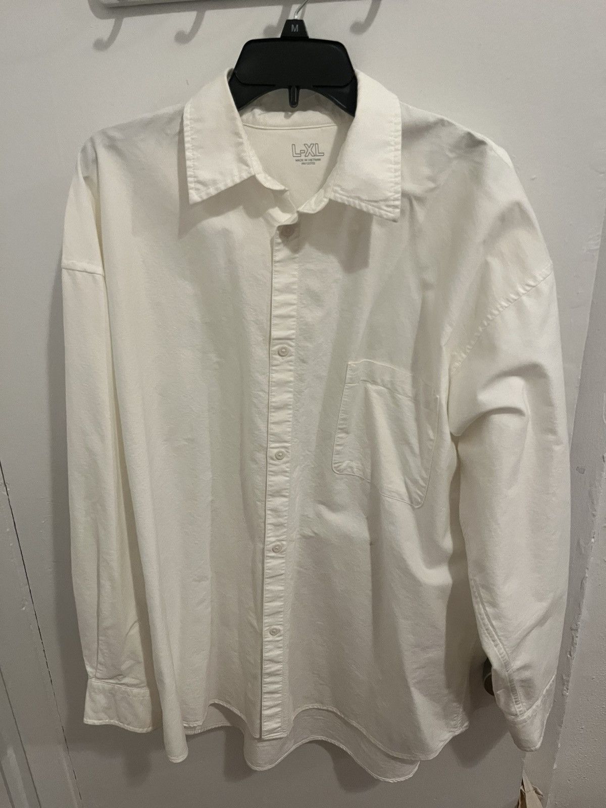 Muji Muji Labo white collared shirt Size US L / EU 52-54 / 3 - 1 Thumbnail