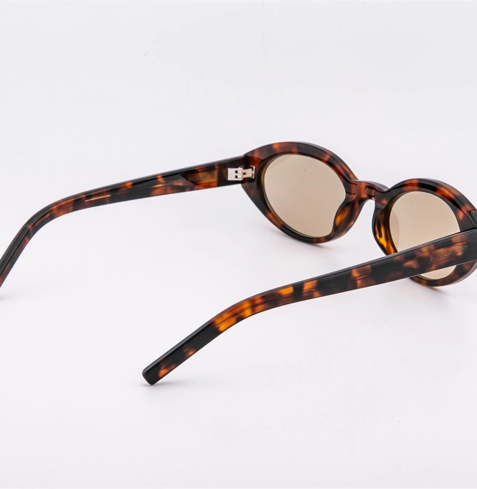 Saint Laurent Paris SAINT LAURENT SHADE SL 567 SL567 Brown Havana Sunglasses 008 Size ONE SIZE - 3 Thumbnail