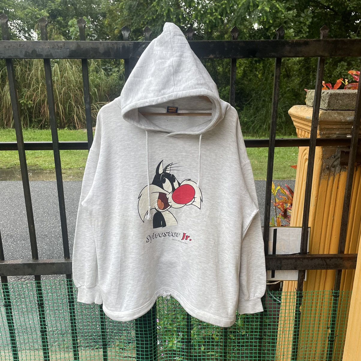 Cartoon Network × Vintage 🔥Vintage 1993 Looney Tunes Sylvester JR Hoodie Sweatshirts Size US L / EU 52-54 / 3 - 1 Thumbnail