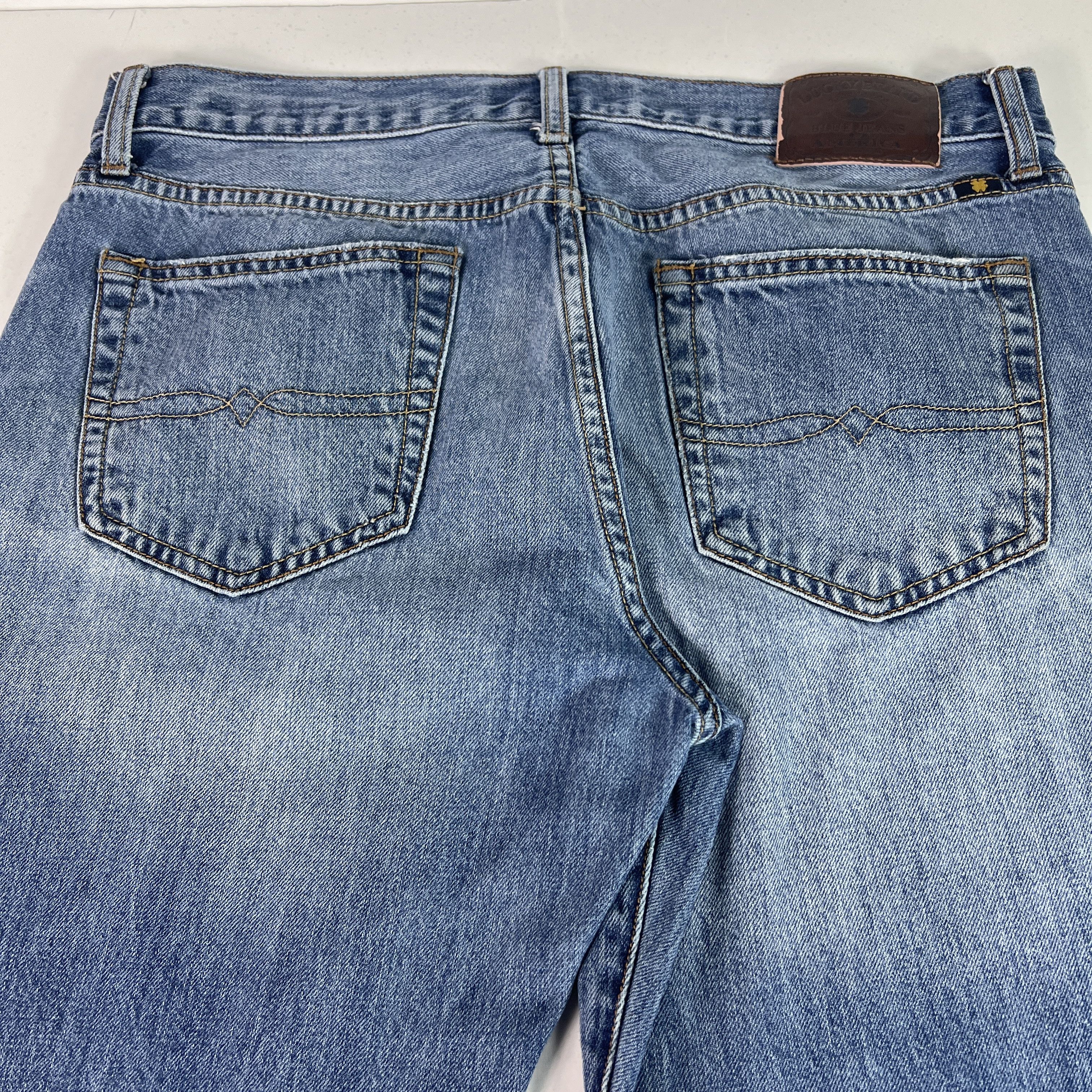 Lucky Brand Lucky Brand Jean 121 Heritage Slim Straight Blue Faded Denim Size US 34 / EU 50 - 13 Thumbnail