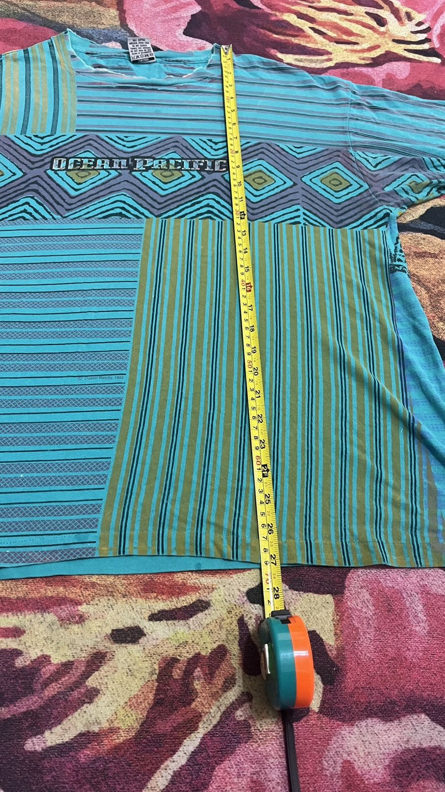 Ocean Pacific Thrashed Vintage Ocean Pacific Shirt Size US L / EU 52-54 / 3 - 7 Thumbnail