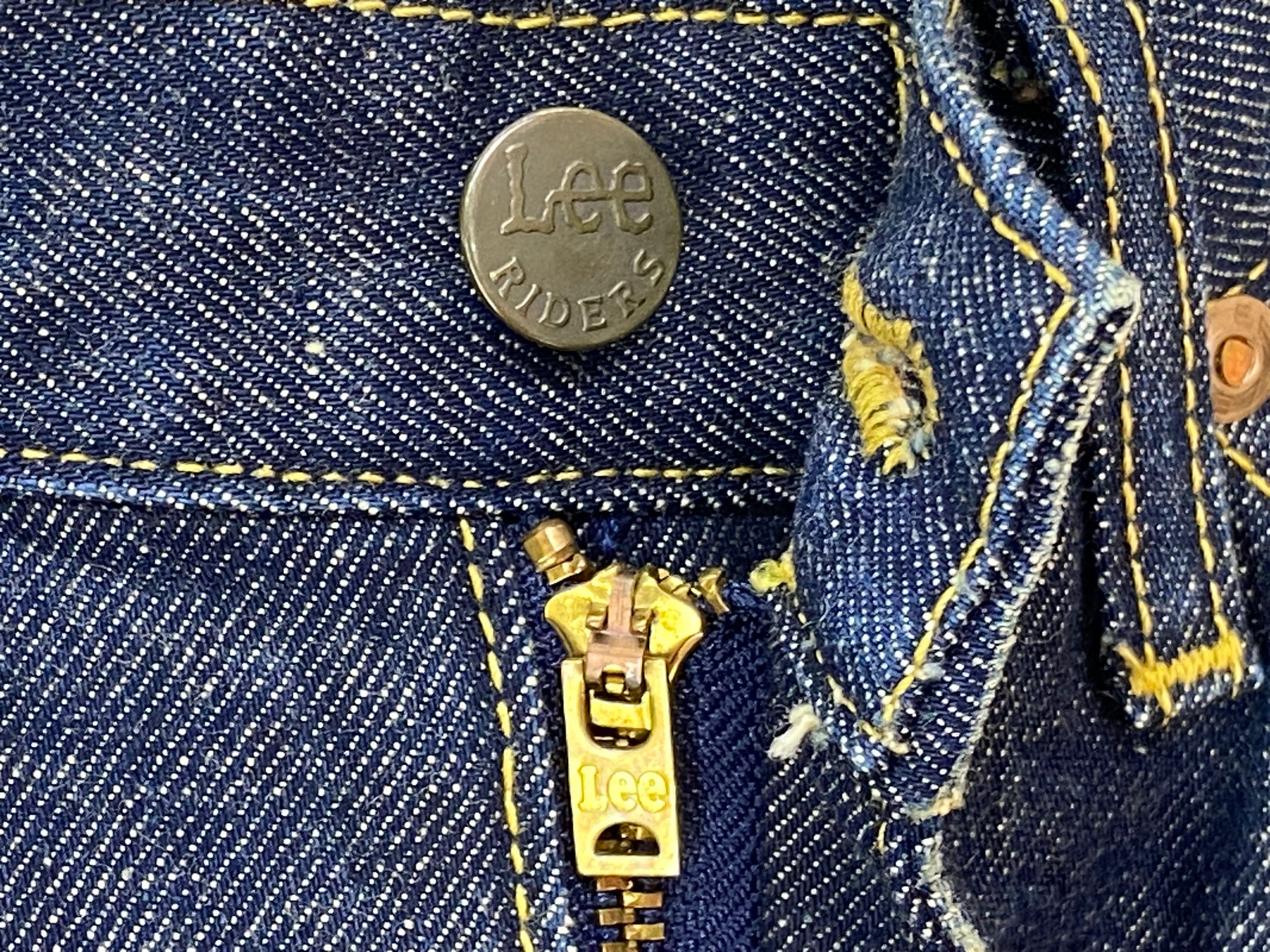 Lee 90s Lee Riders Denim Jeans Medium Blue Wash Jeans Size 24" / US 00 / IT 34 - 9 Thumbnail