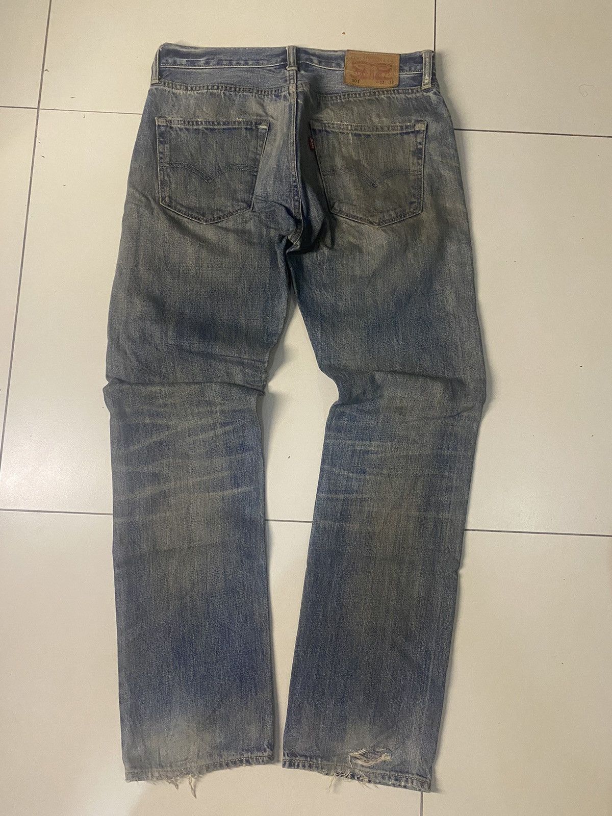 Levi's × Vintage Vintage Levis 501 Rusty Blue Denim Size US 32 / EU 48 - 2 Thumbnail