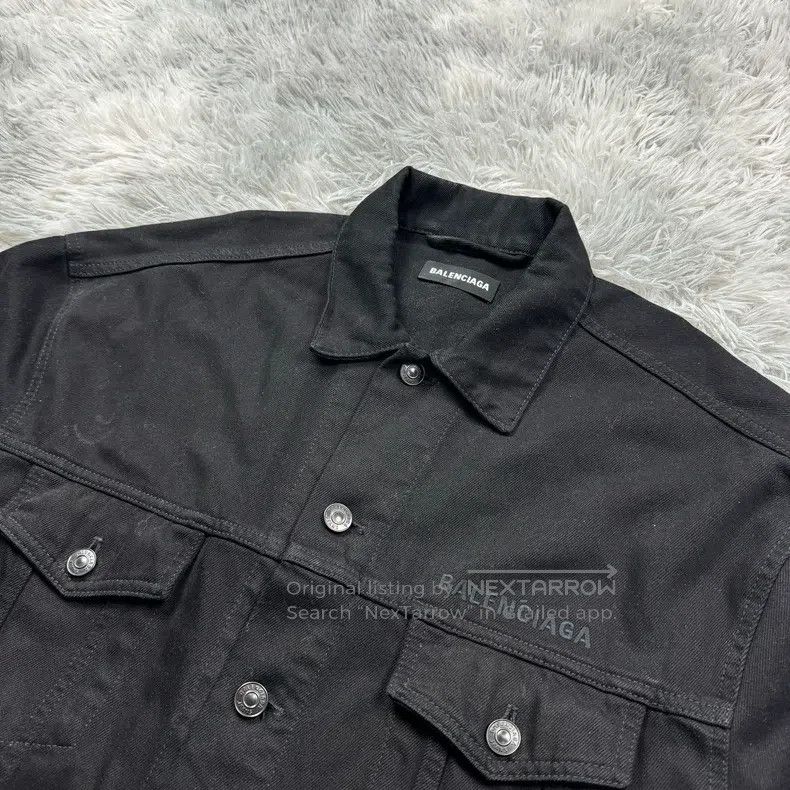 Balenciaga Balenciaga GW Denim Jacket - Black Size US S / EU 44-46 / 1 - 4 Thumbnail