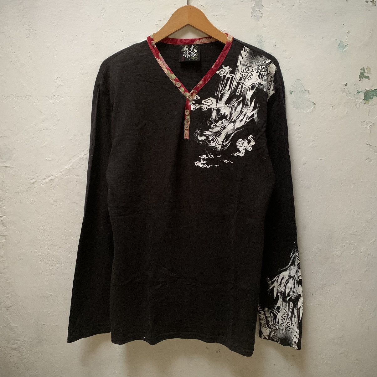 Japanese Brand 🐉JAPANESE TRADITIONAL DRAGON LONG SLEEVE SUKAJAN STYLE🐉 Size US L / EU 52-54 / 3 - 1 Thumbnail