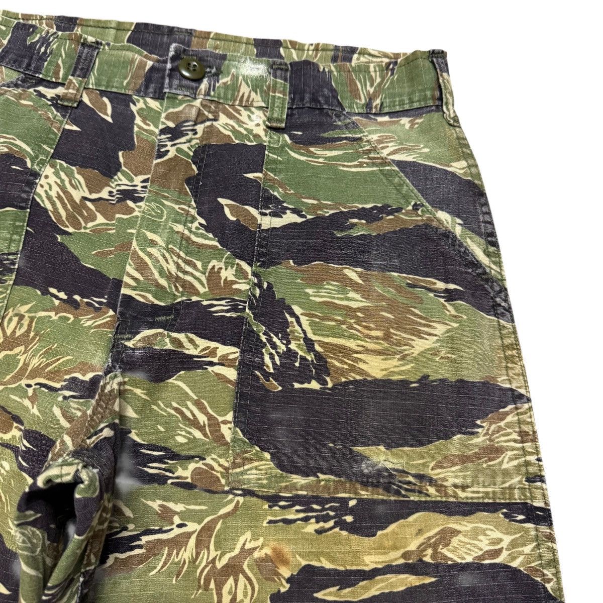 Vintage Vintage Gung Ho Tiger Stripe Fatigue Pant Ripstop Size US 31 - 5 Thumbnail