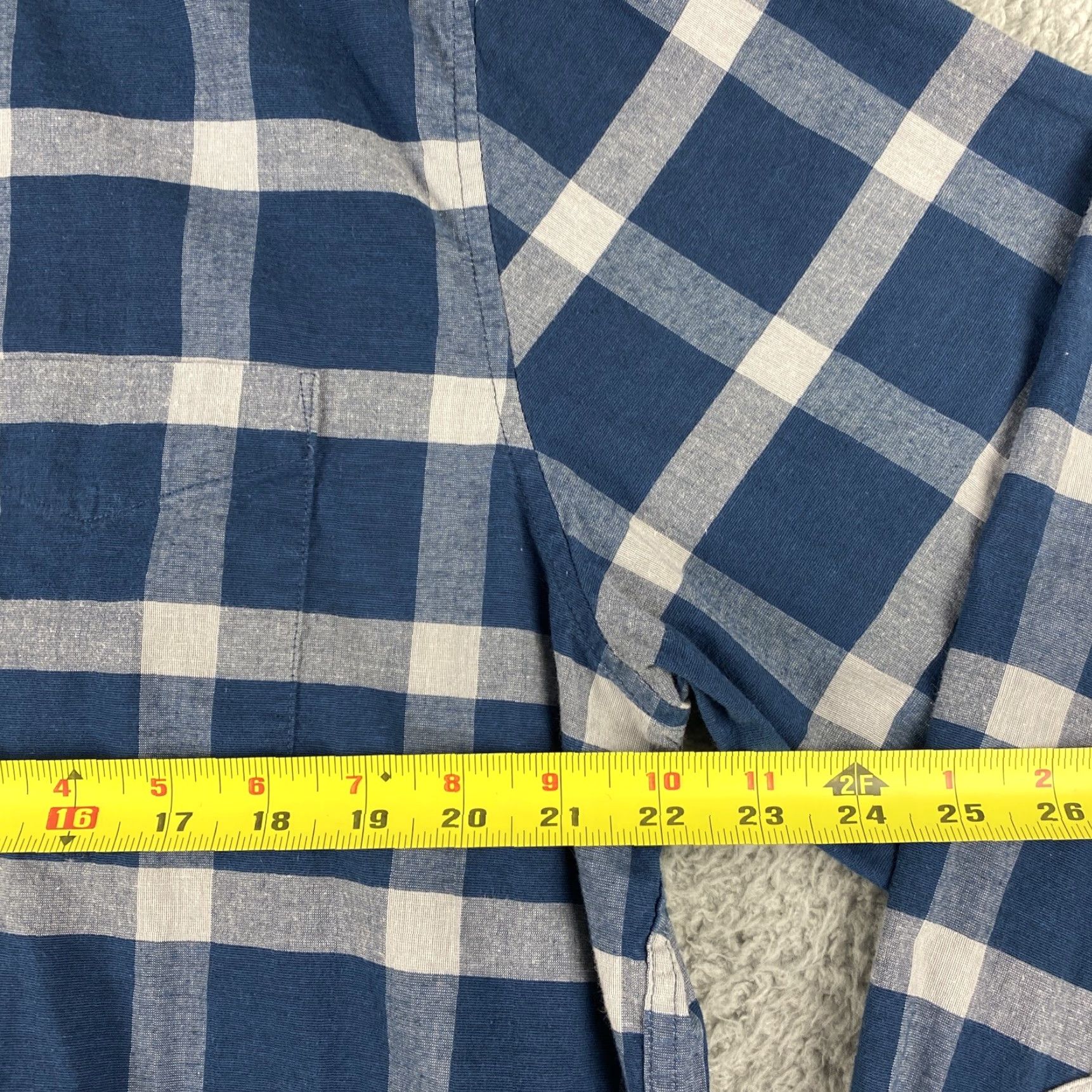 Ben Sherman Ben Sherman Button Down Shirt Men's Size 2XL 100% Cotton Long Sleeve 49-7 / Dress Shirt | Button-Down Collar / Athletic Fit | Blue / Regular | Men Size US XXL / EU 58 / 5 - 5 Thumbnail