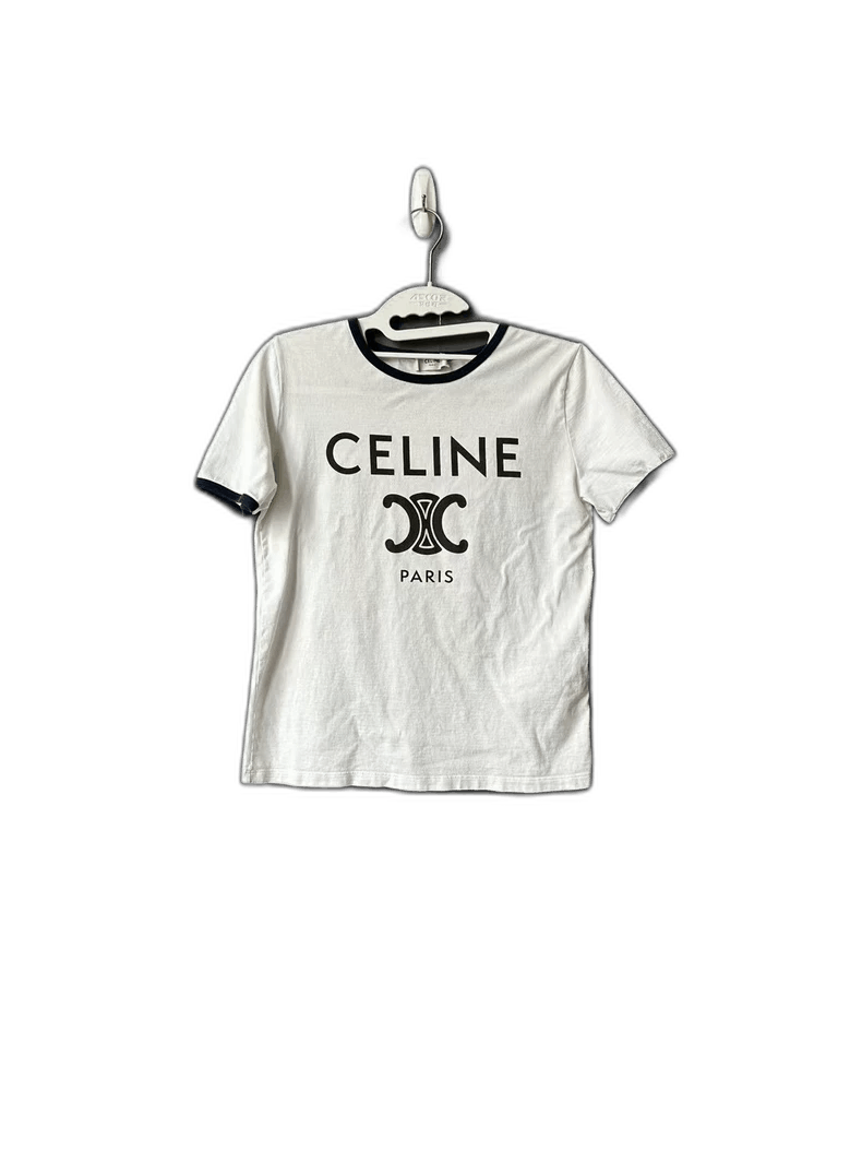 Celine CELINE Short Sleeve T-Shirt with Logo-yf | Grailed
