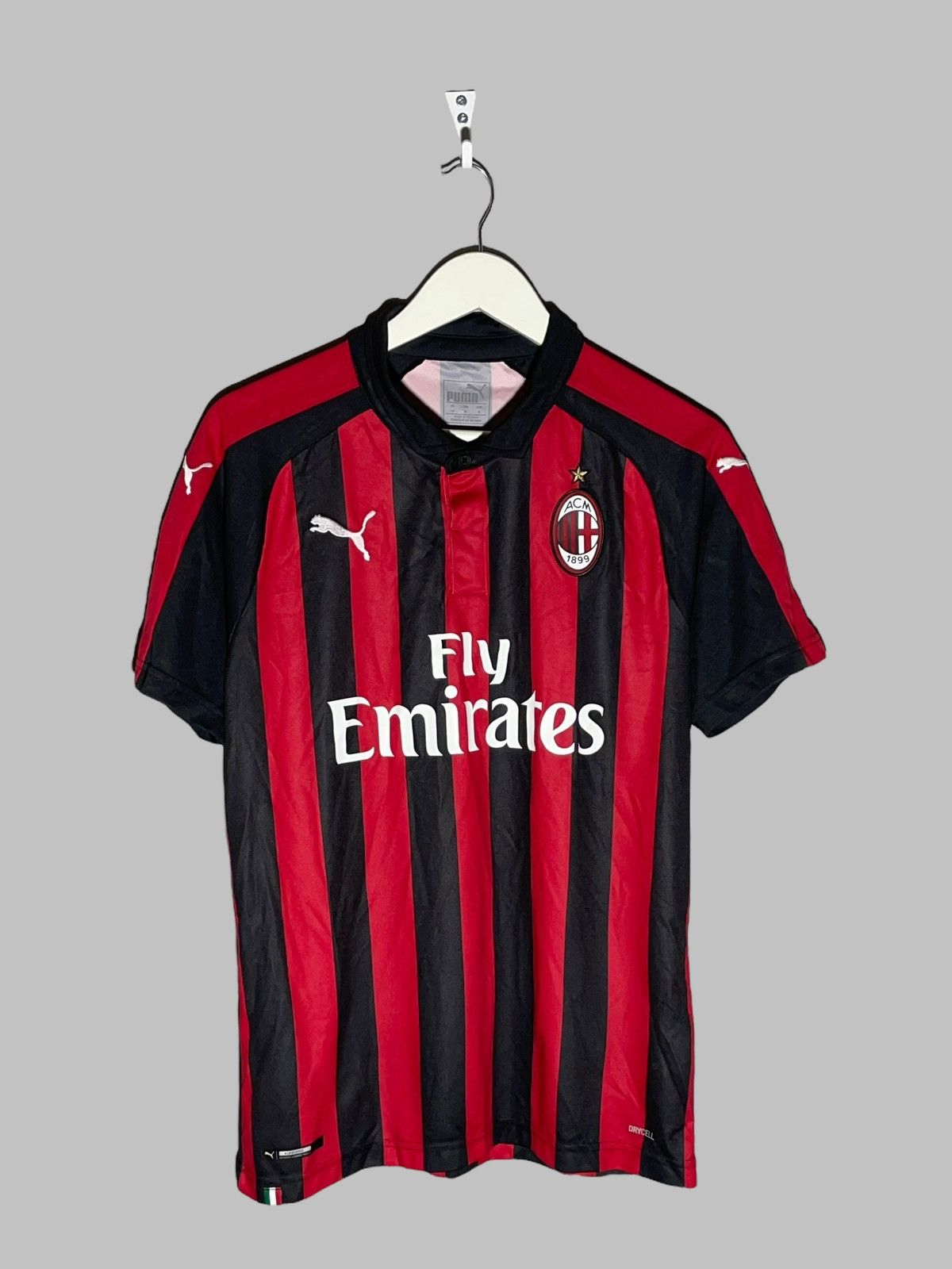 Puma Ac Milan Puma 2018/19 Home Football Shirt Soccer Jersey Size US M / EU 48-50 / 2 - 1 Thumbnail