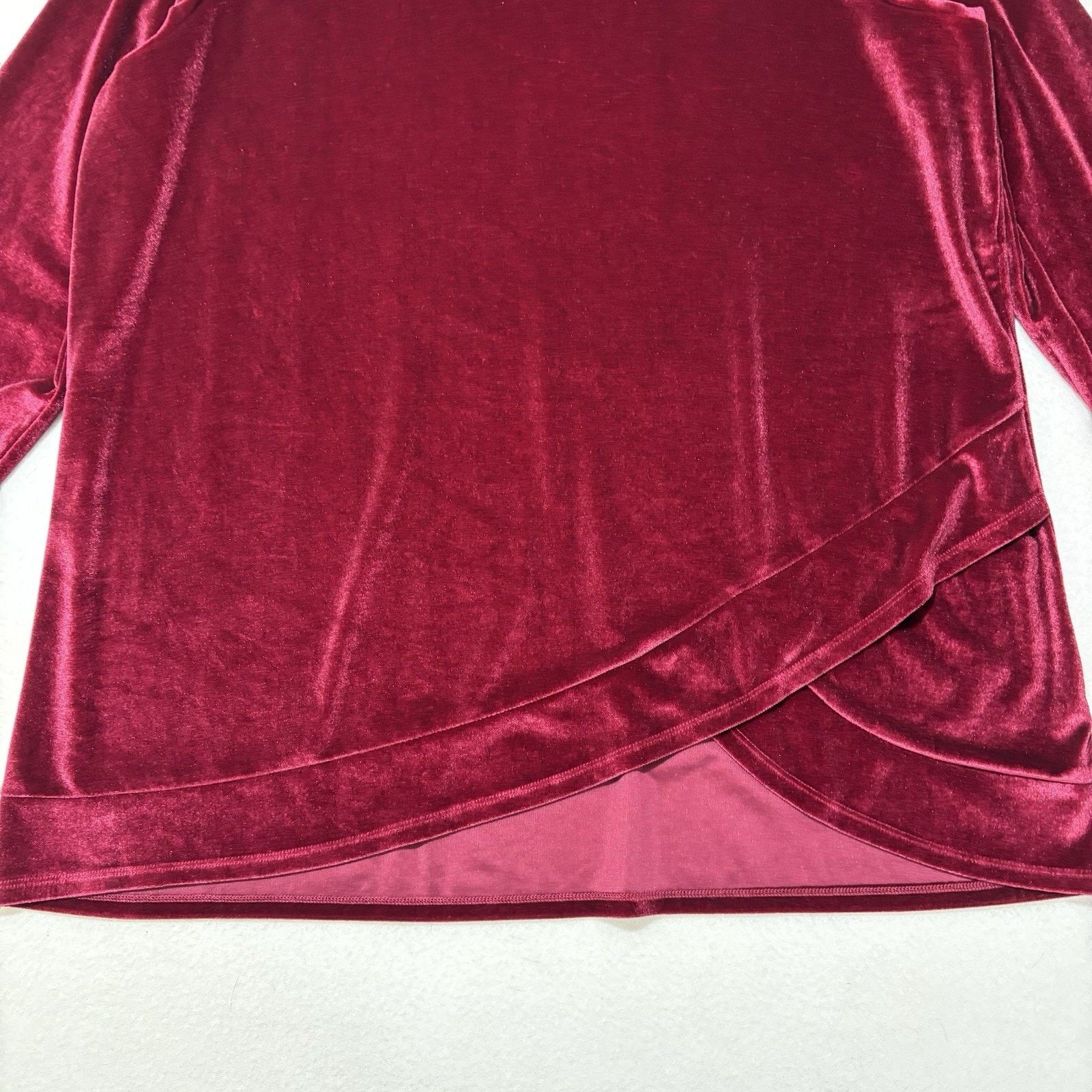 Other Quacker Factory Large Velour Sweatshirt Rhinestone Velvet Size L / US 10 / IT 46 - 5 Thumbnail
