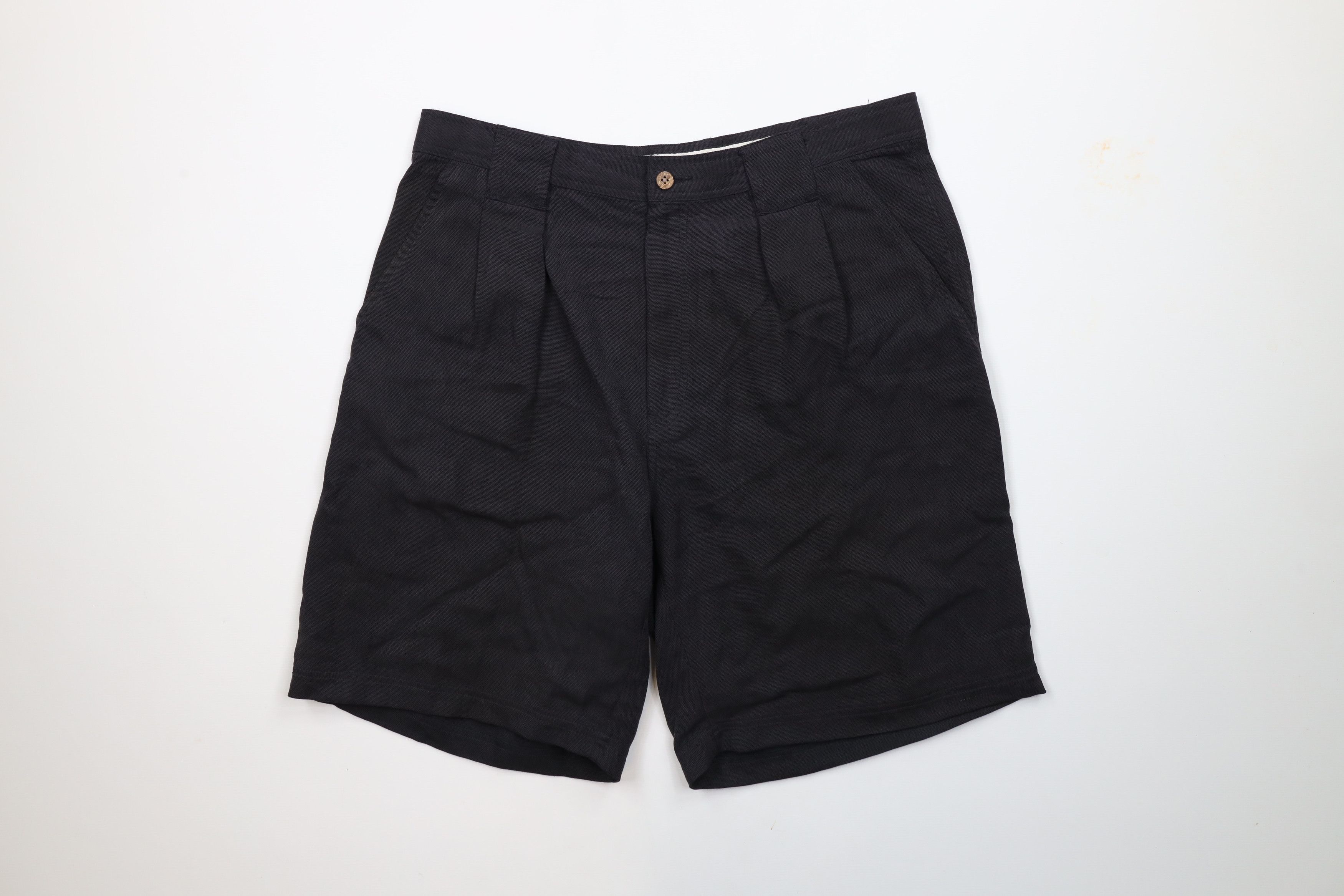 Tommy Bahama × Vintage Vintage 90s Tommy Bahama Pleated Above Knee Chino Shorts Size US 34 / EU 50 - 1 Thumbnail
