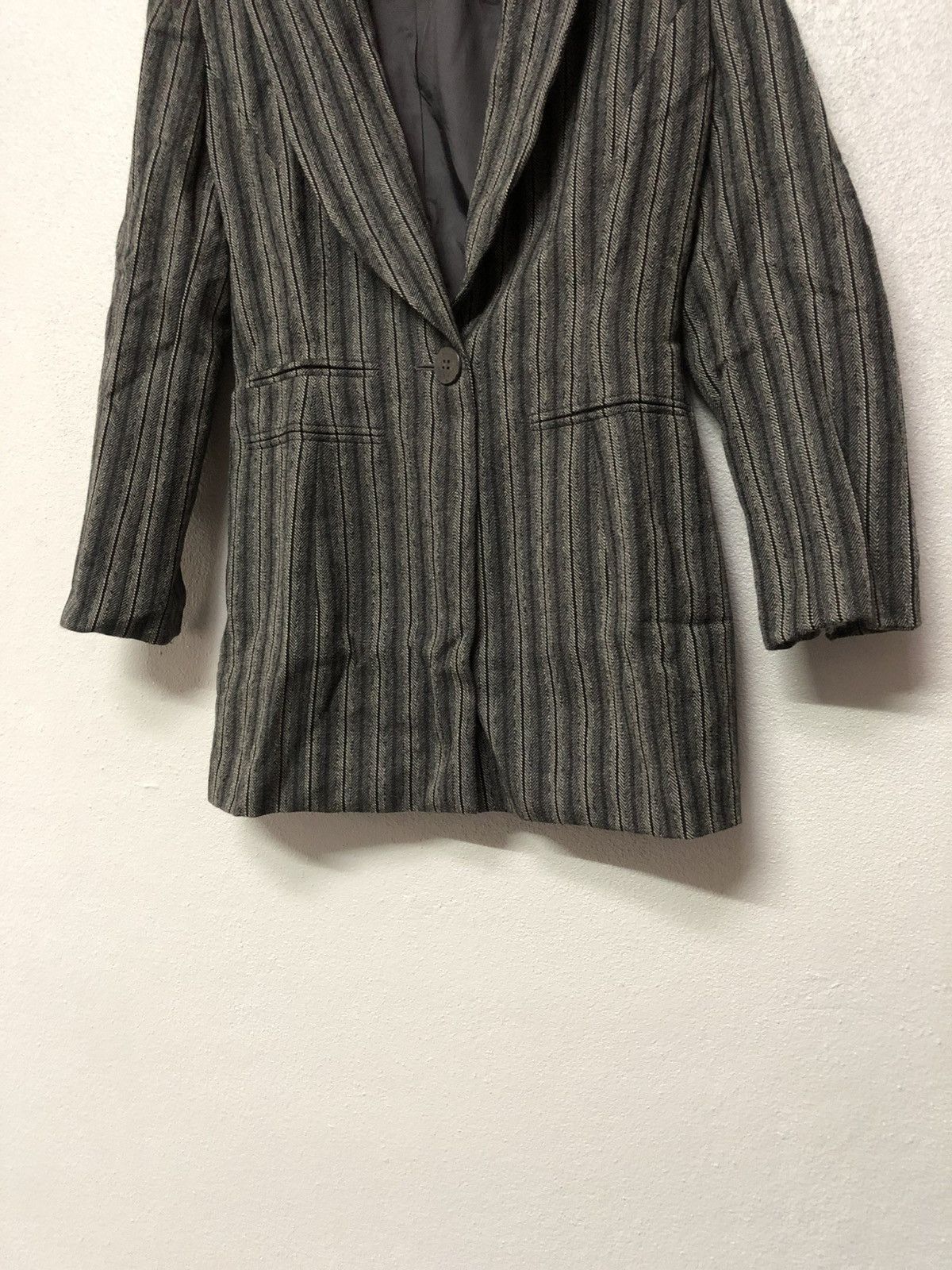 Dior Christian Dior Mademoiselle Pinstripe Wool Blazer Size M / US 6-8 / IT 42-44 - 5 Thumbnail