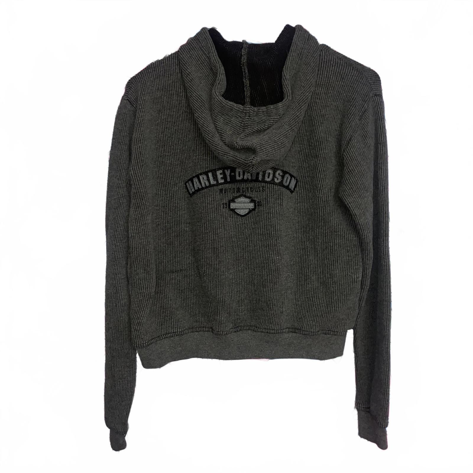 Harley Davidson Vintage Harley Davidson Grey Hoodie Jacket Size XS / US 0-2 / IT 36-38 - 1 Thumbnail