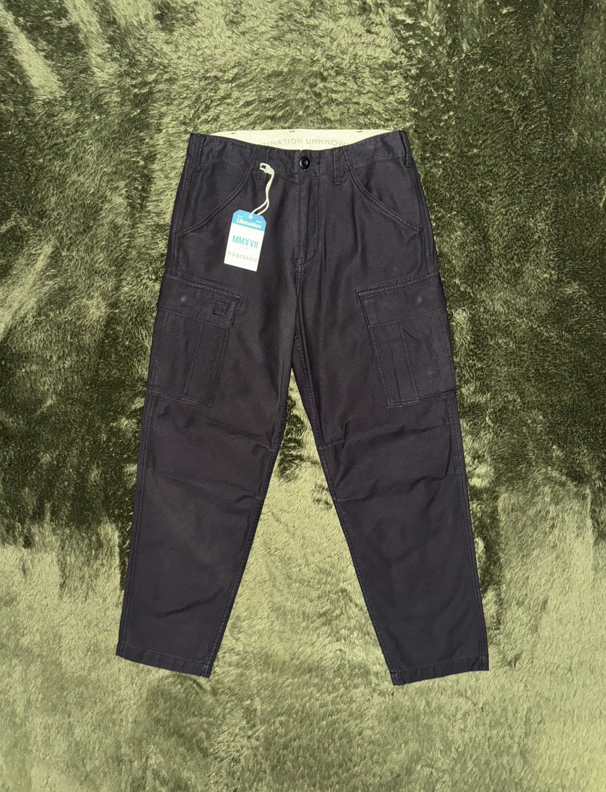 Liberaiders [S] Liberaiders 6-Pocket Army Cotton Pants Black | Grailed