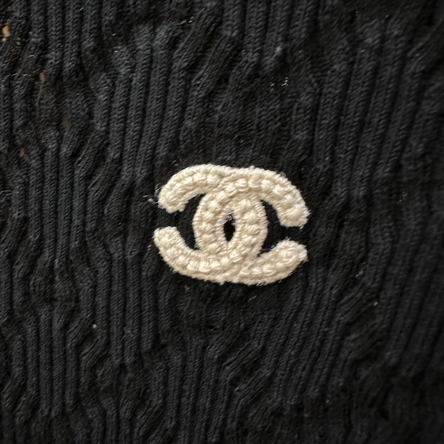 Chanel Chanel apr461 Quilted Logo Knit LS 40 Cotton Size M / US 6-8 / IT 42-44 - 6 Thumbnail