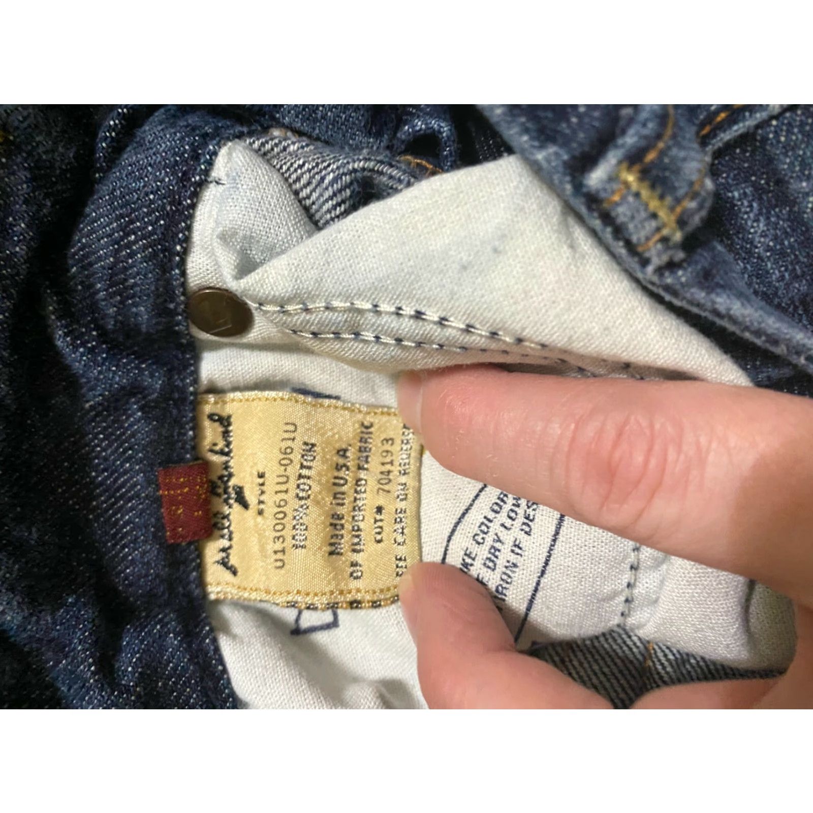 7 For All Mankind 7 for all Mankind A Pocket Boot Cut Stretch Dark Blue Jeans Size 27 Women's Size 24" / US 00 / IT 34 - 5 Thumbnail