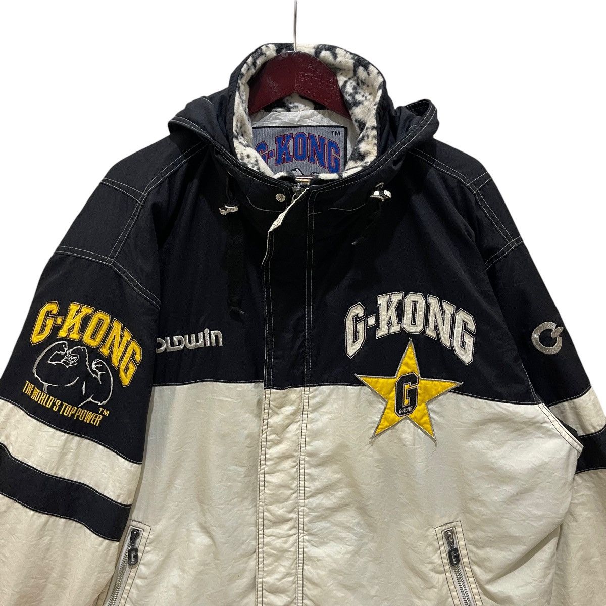 Goldwin × Vintage Vintage Goldwin G-Kong Hoodie Zipper Jacket Size US L / EU 52-54 / 3 - 3 Thumbnail