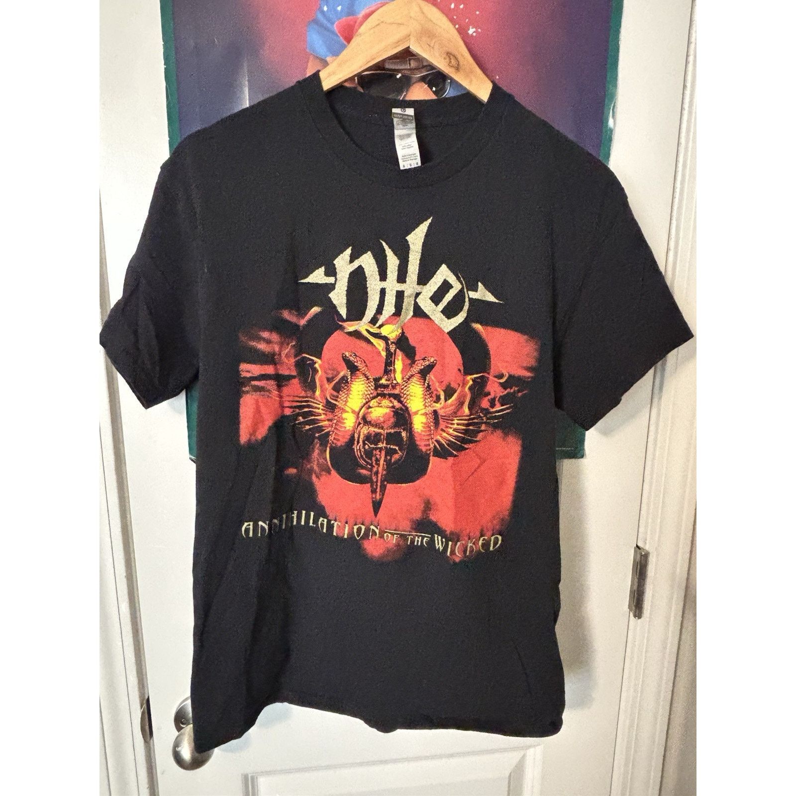 The Unbranded Brand Nile Annihilation Of The Wicked 2005 Tour Heavy Metal T Size US M / EU 48-50 / 2 - 4 Thumbnail