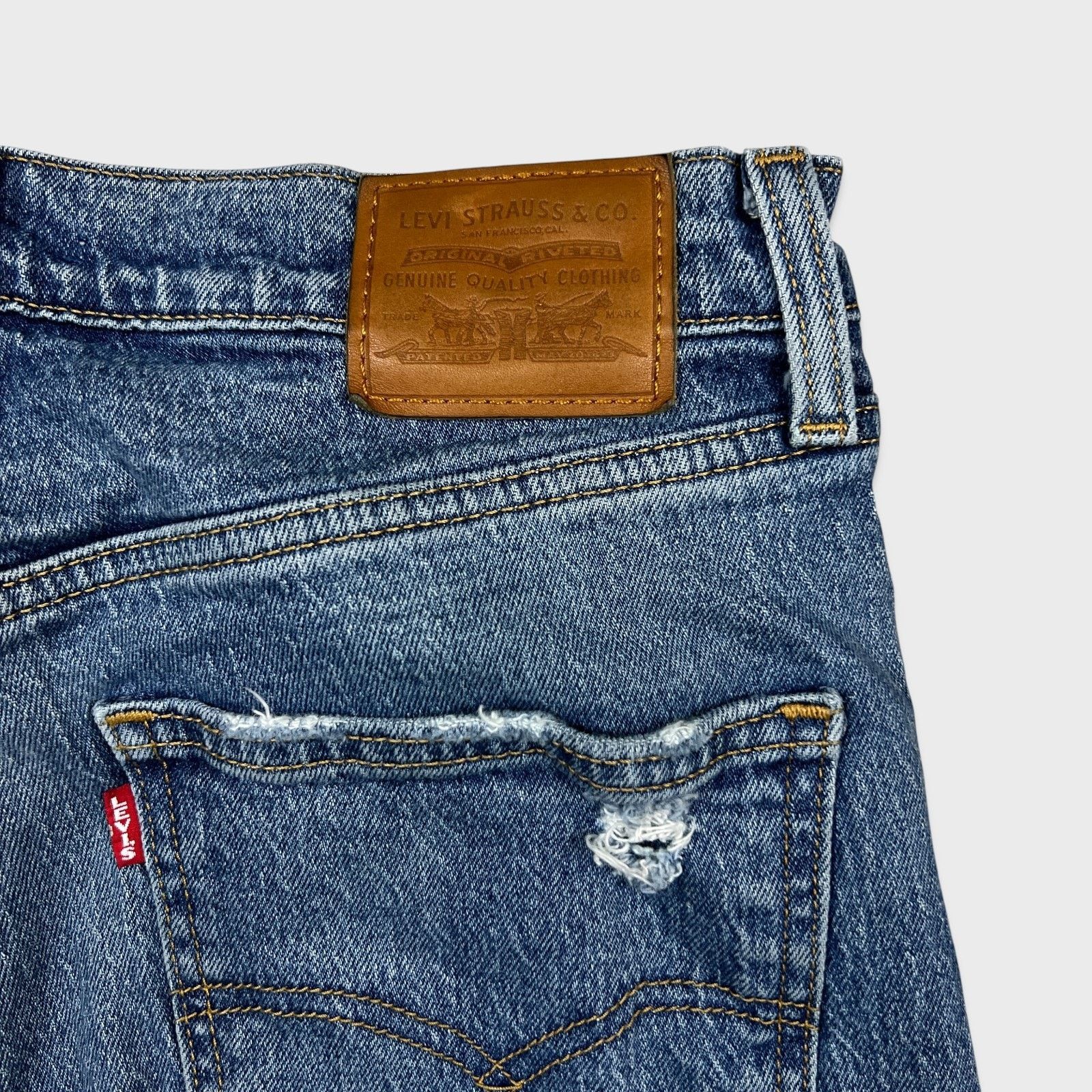 Levi's Levi's 70s High Flare Jeans Womens 31x24 Distressed Denim Size 31" - 7 Thumbnail