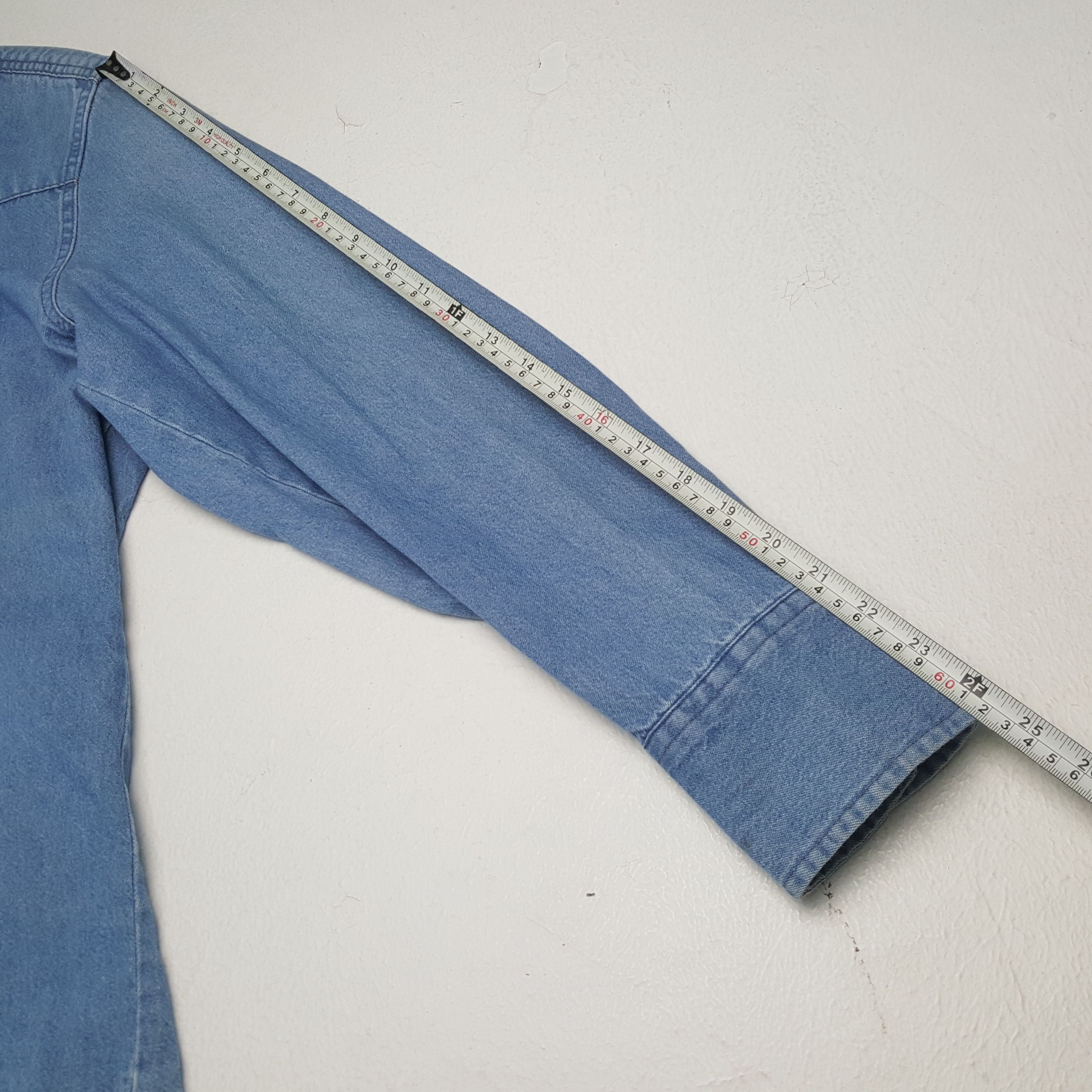 Vintage × Wrangler WRANGLER Shirt Double Pocket Design Fashion Style Size US L / EU 52-54 / 3 - 5 Thumbnail