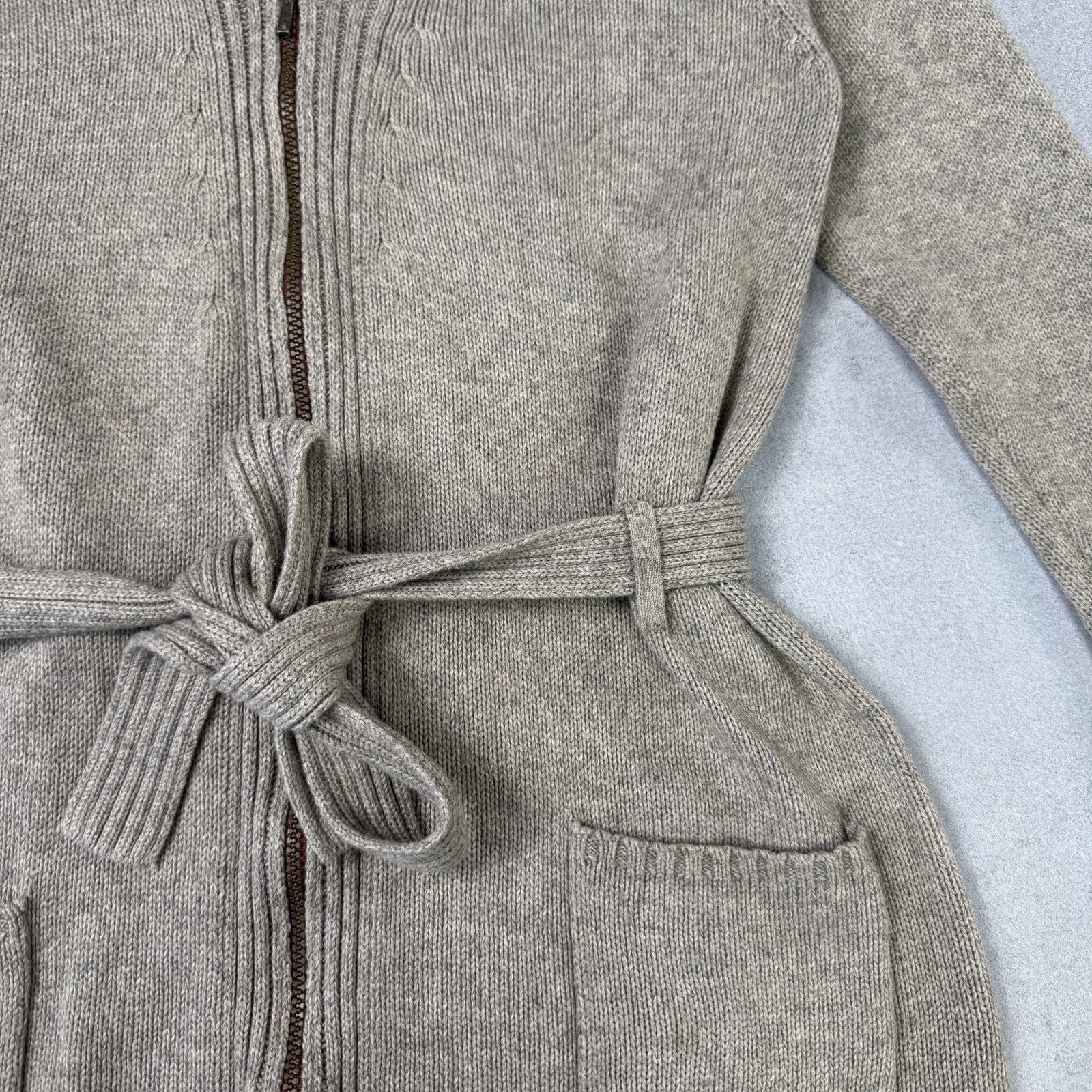 Weekend Max Mara Weekend Max Mara Women Cardigan Beige Zip Size L Size L / US 10 / IT 46 - 9 Thumbnail