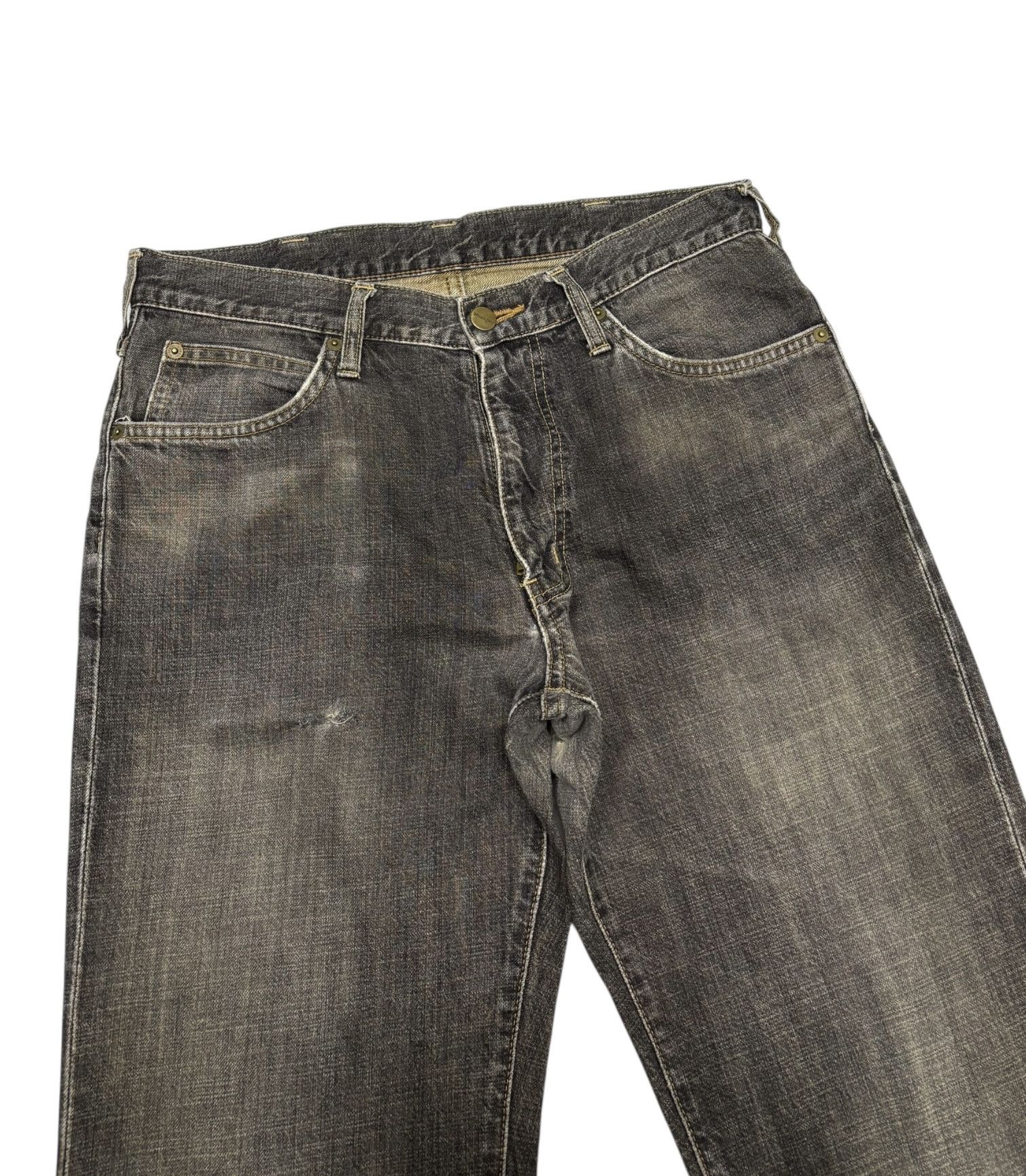 If Six Was Nine Vintage Wrangler Faded Black Loose Fit Jean Size US 32 / EU 48 - 9 Thumbnail
