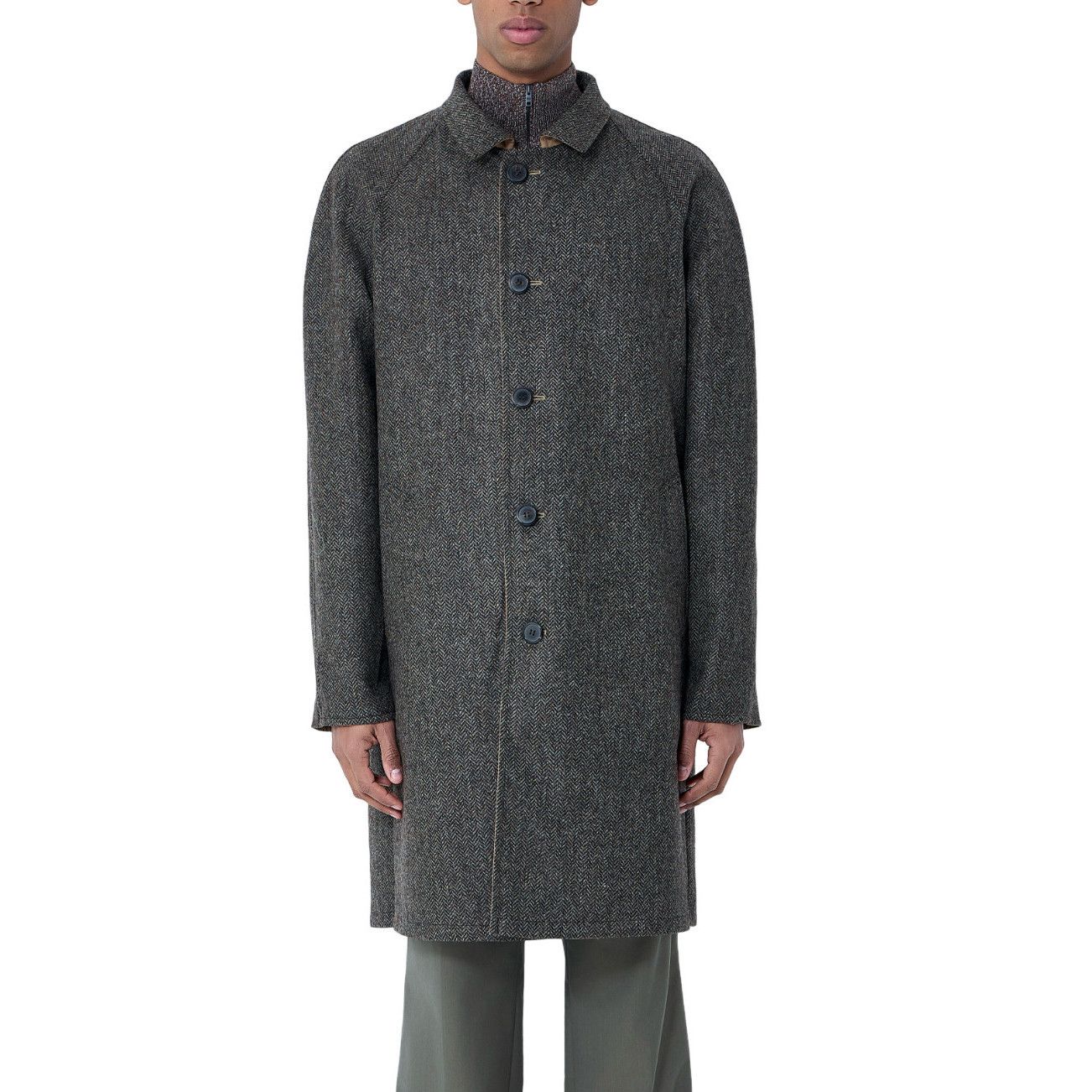 PRADA Gray/Beige Reversible Coat New & Authentic (Men's size