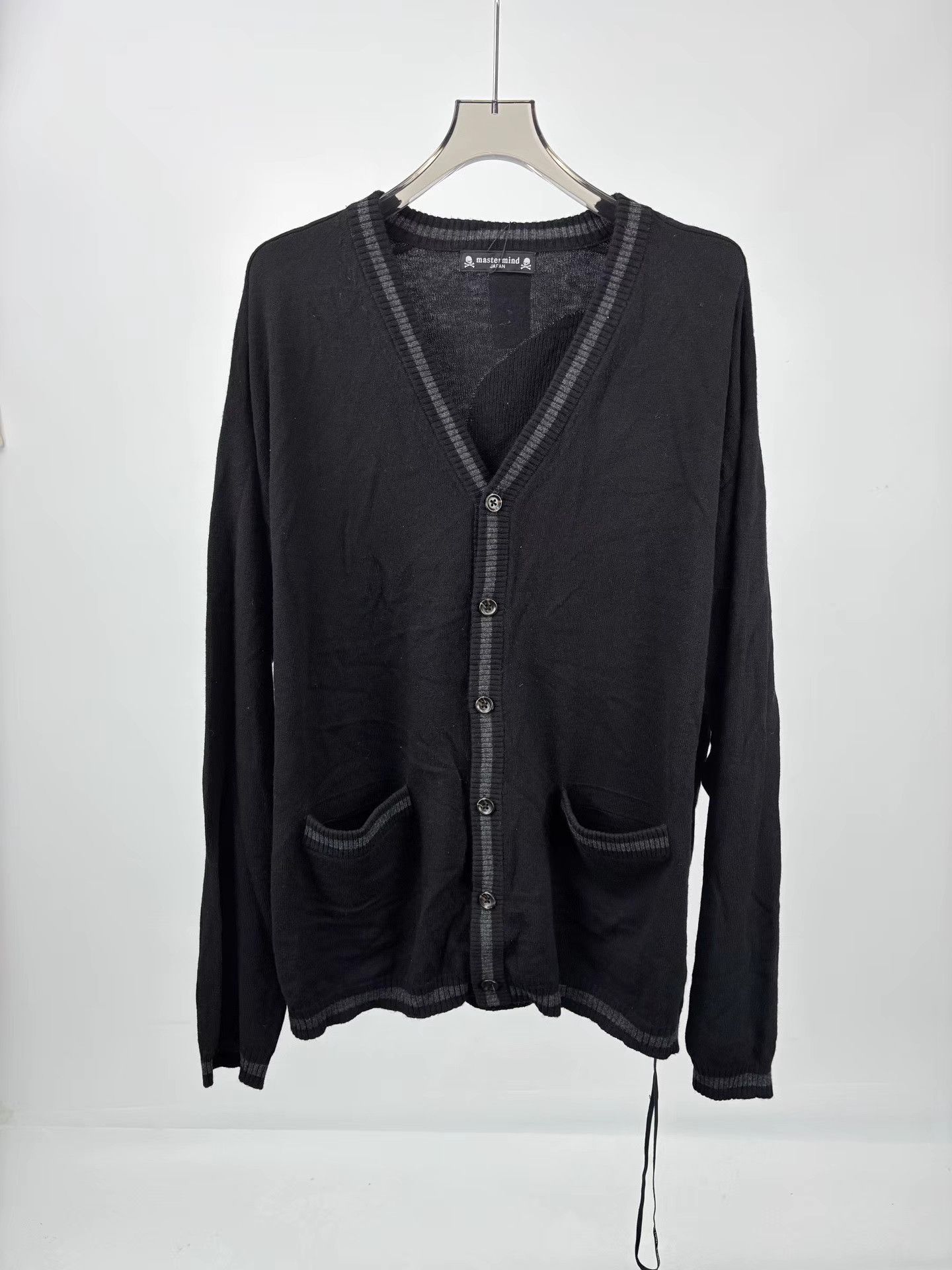 Mastermind Japan MMJ MASTERMIND Skull Knit Cardigan Size US L / EU 52-54 / 3 - 1 Thumbnail