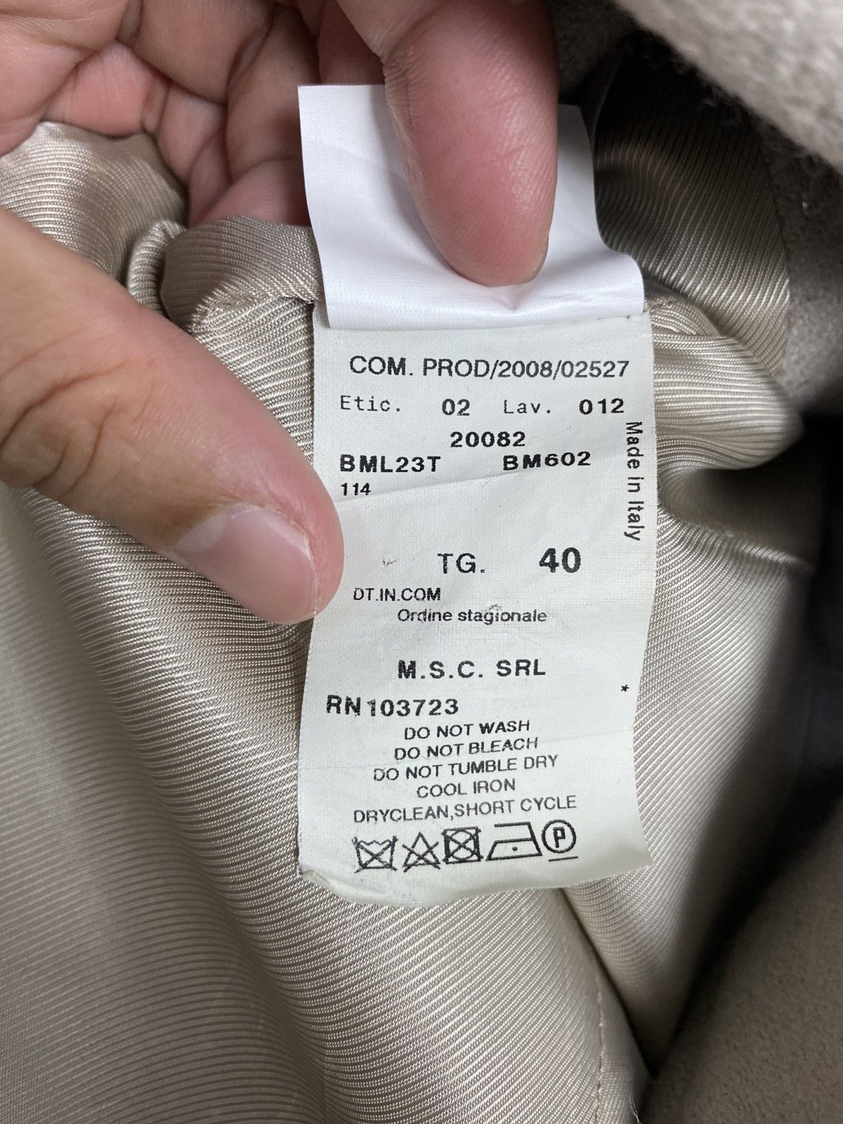 Armani Collezioni Armani Collezioni Cashmere and virgin wool swing coat Italy Size S / US 4 / IT 40 - 8 Thumbnail