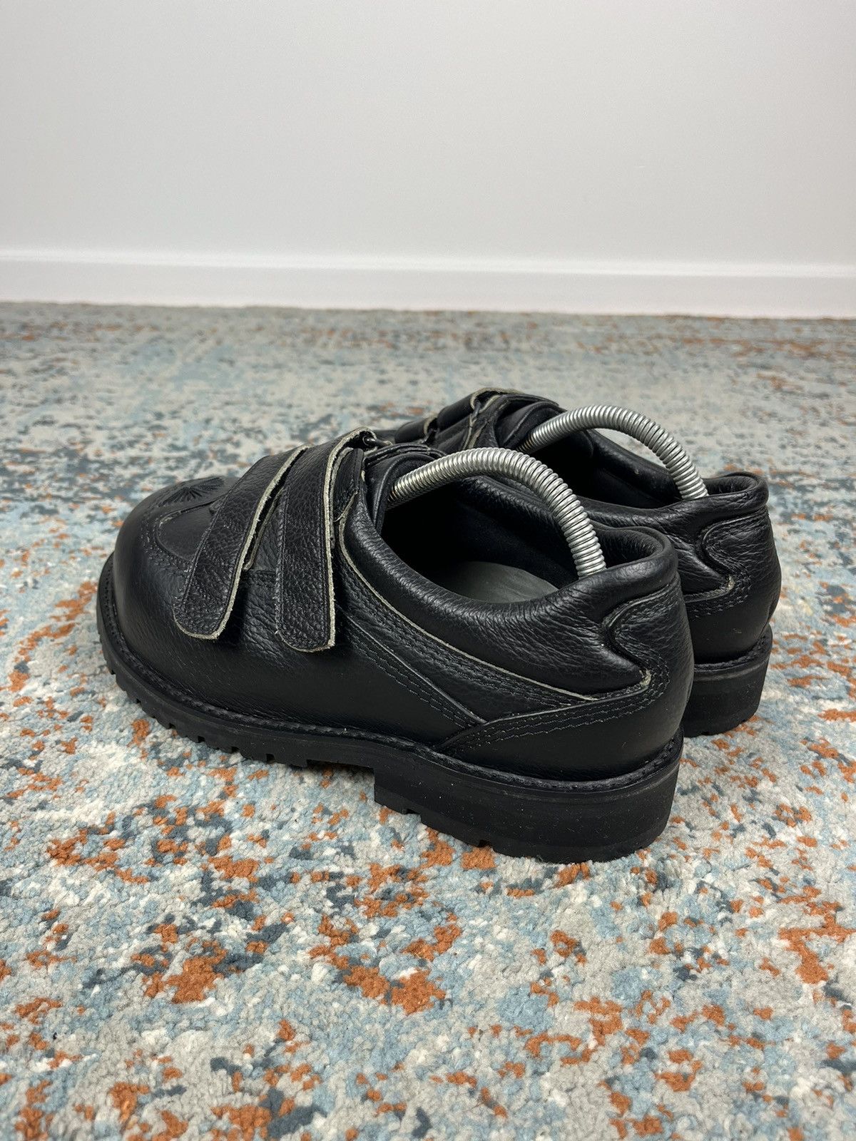 Vintage Vintage y2k Huge Oversized low top boots real leather crazy Size US 7 / EU 40 - 4 Thumbnail