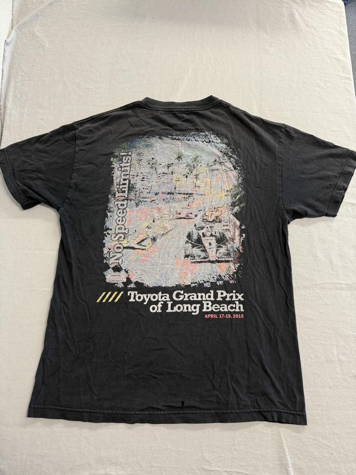Designer Toyota Grand Prix of Long Beach T-shirt 2015 Indy Car- L Size US L / EU 52-54 / 3 - 3 Thumbnail