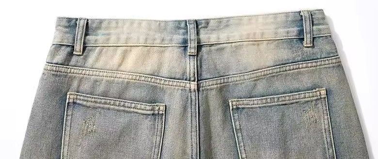 Japanese Brand × Jean Retro Washed Designer Loose Straight Leg Jeans Size US 32 / EU 48 - 11 Thumbnail