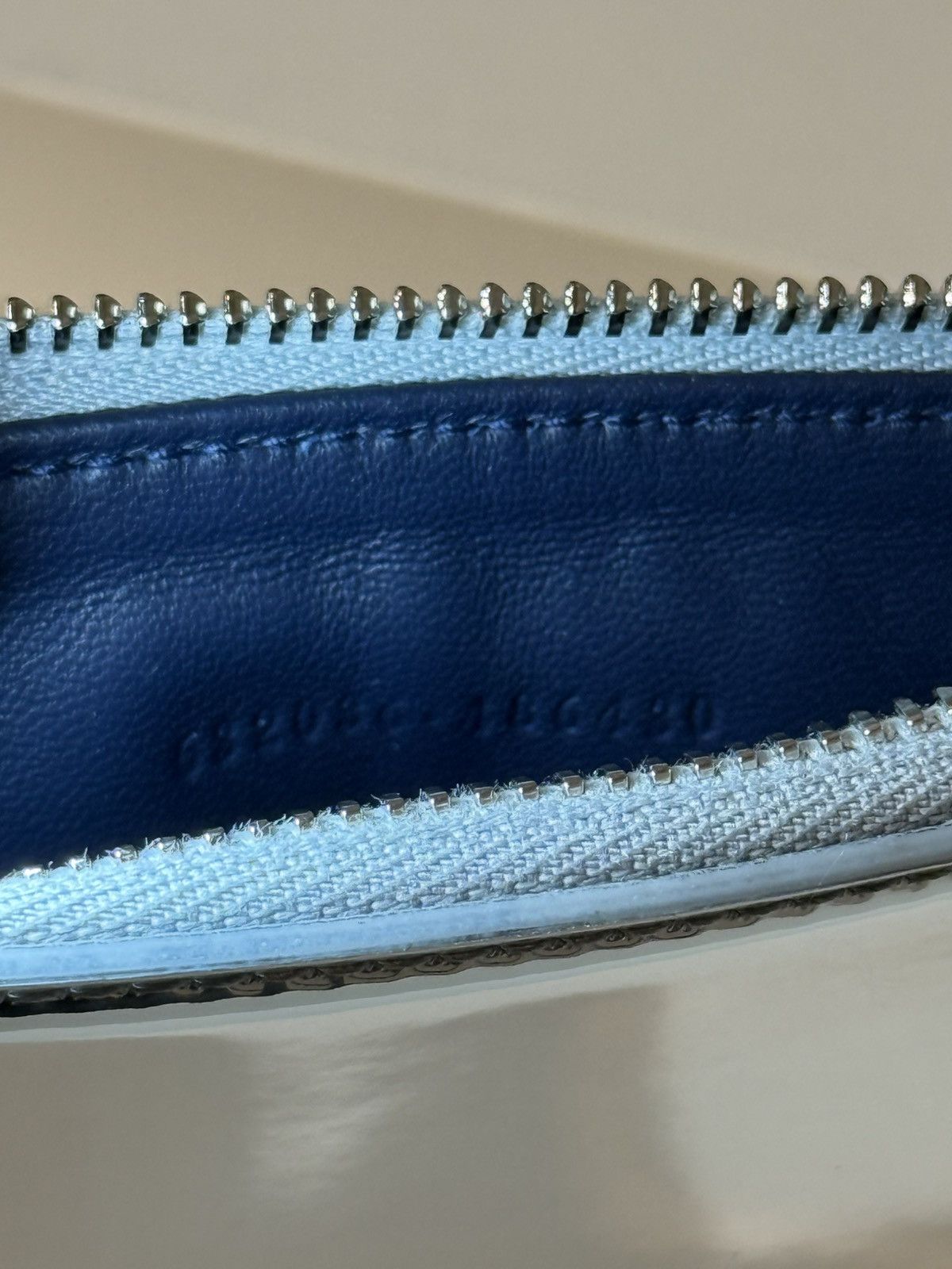 Alexander McQueen ALEXANDER MCQUEEN Mirrored Effect Leather Wallet with Zip Size ONE SIZE - 7 Thumbnail