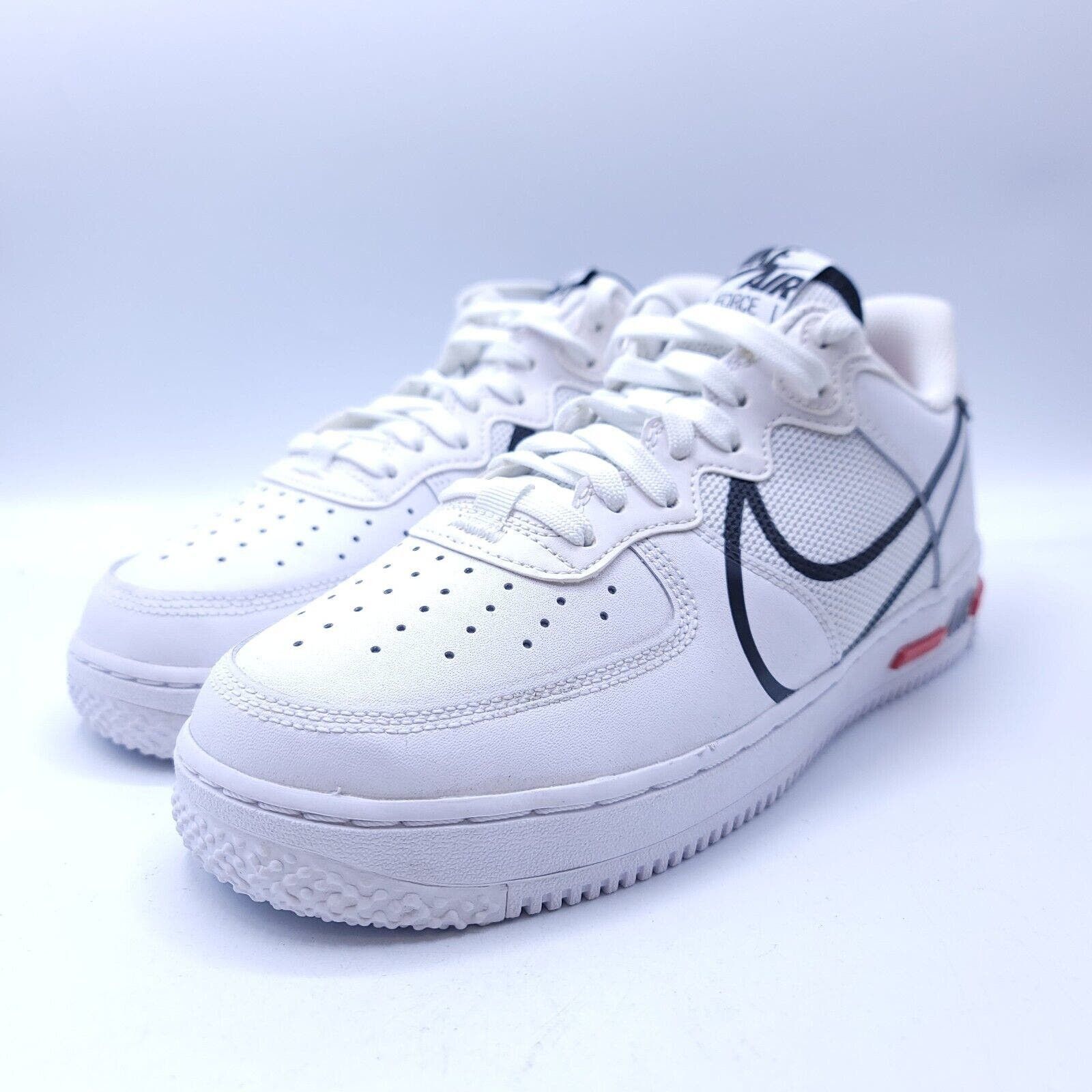 image of Nike Air Force 1 React Shoe Mens Size 8 Cd4366-100 White