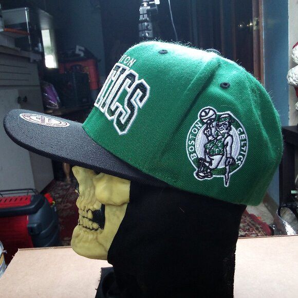 Mitchell & Ness × NBA Deadstock Mitchell & Ness Boston Celtics Snap Hat Cap Size ONE SIZE - 3 Thumbnail