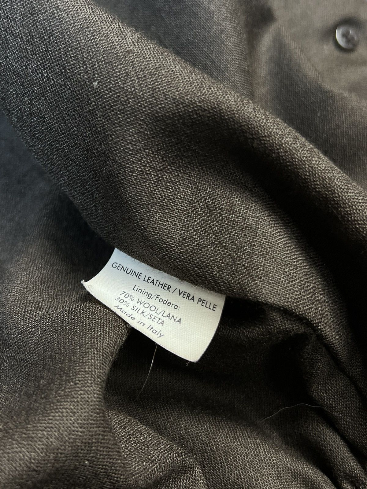 Yves Saint Laurent Yves Saint Laurent Rive Gauche Brown Leather Jacket Size XS / US 0-2 / IT 36-38 - 23 Thumbnail