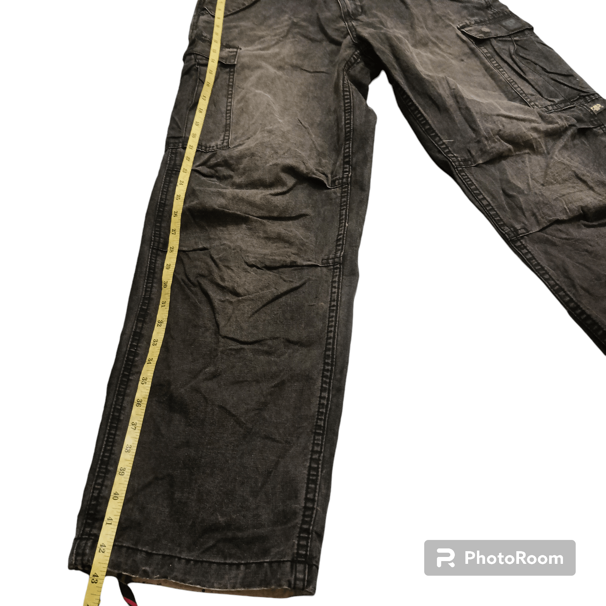 Marc Buchanan × Pelle Pelle Distressed Pelle Pelle Cargo Tactical Bondage Pants Size US 30 / EU 46 - 19 Thumbnail