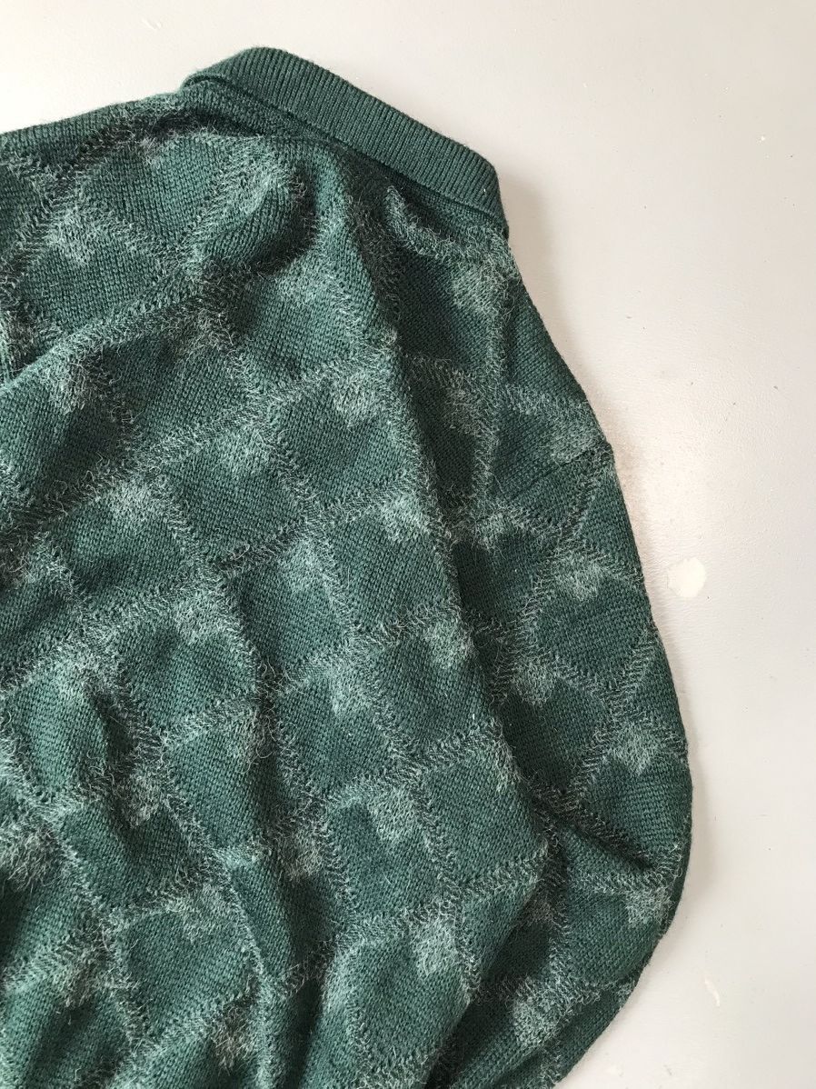 Designer × Vintage Rare vintage crocodile coller knit sweater Size US L / EU 52-54 / 3 - 8 Thumbnail