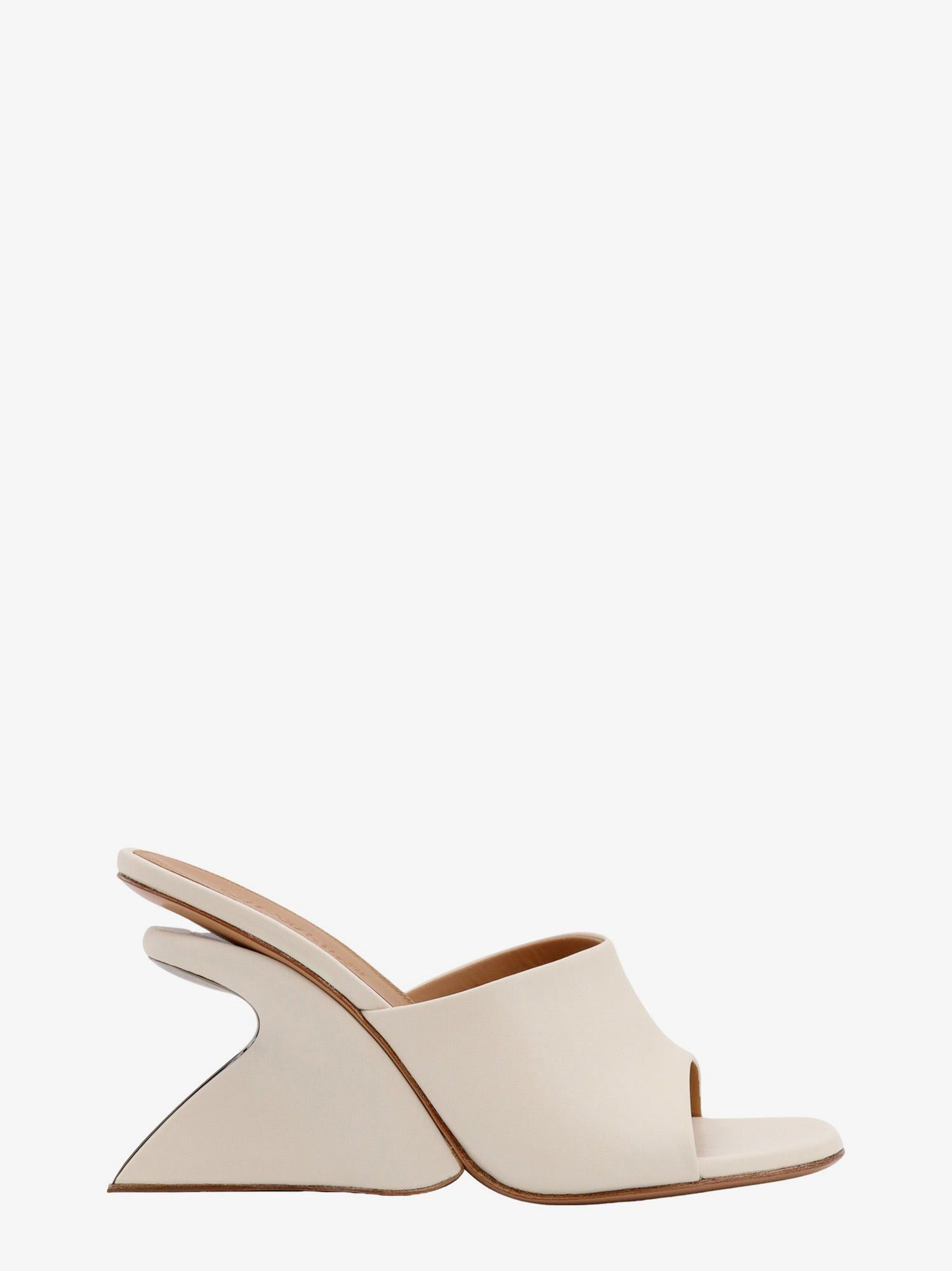 image of Off White Jug Woman White Sandals, Women's (Size 7)
