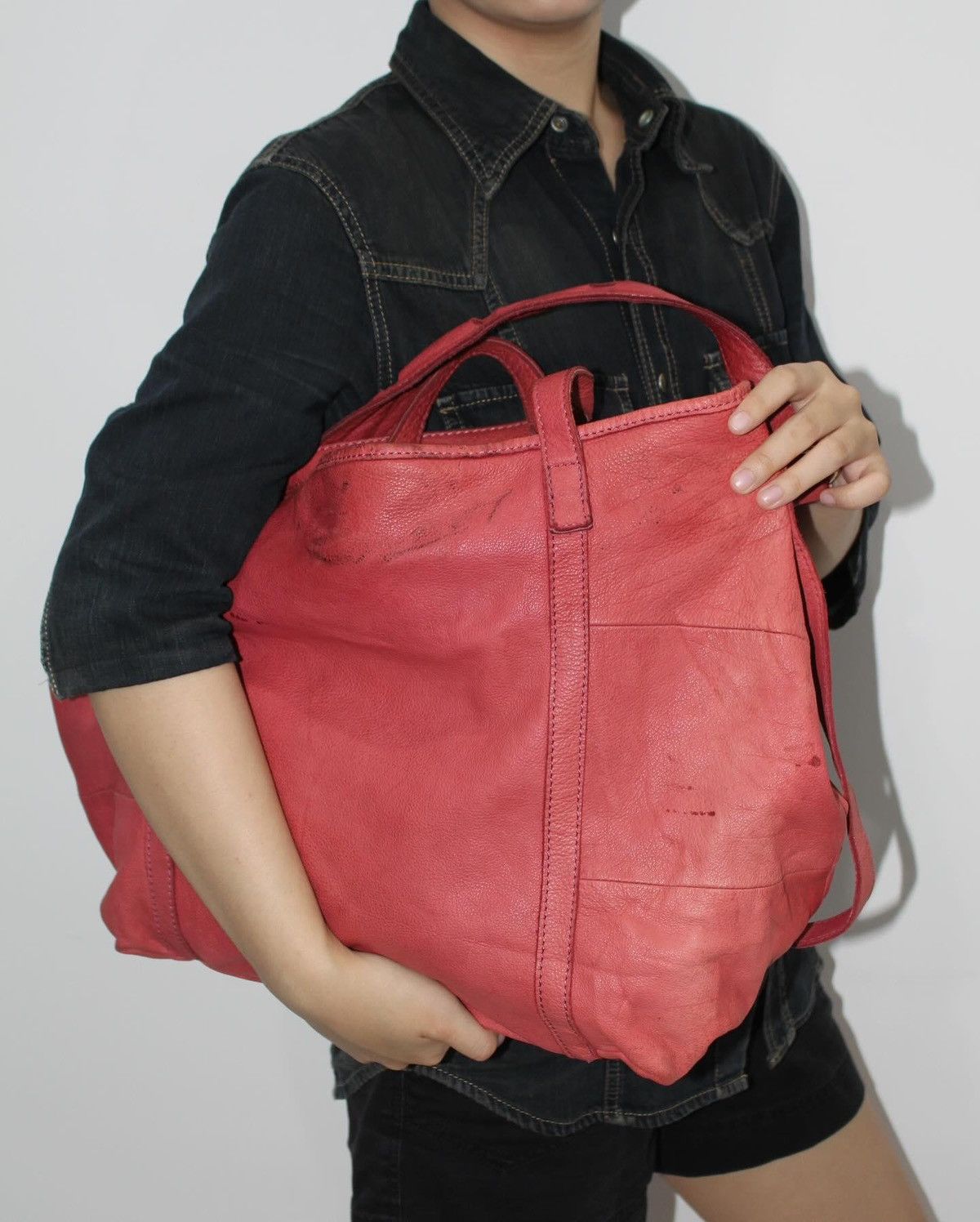 Japanese Brand × Lemaire × Our Legacy 2000S UNKLE LEATHER SHOULDER  