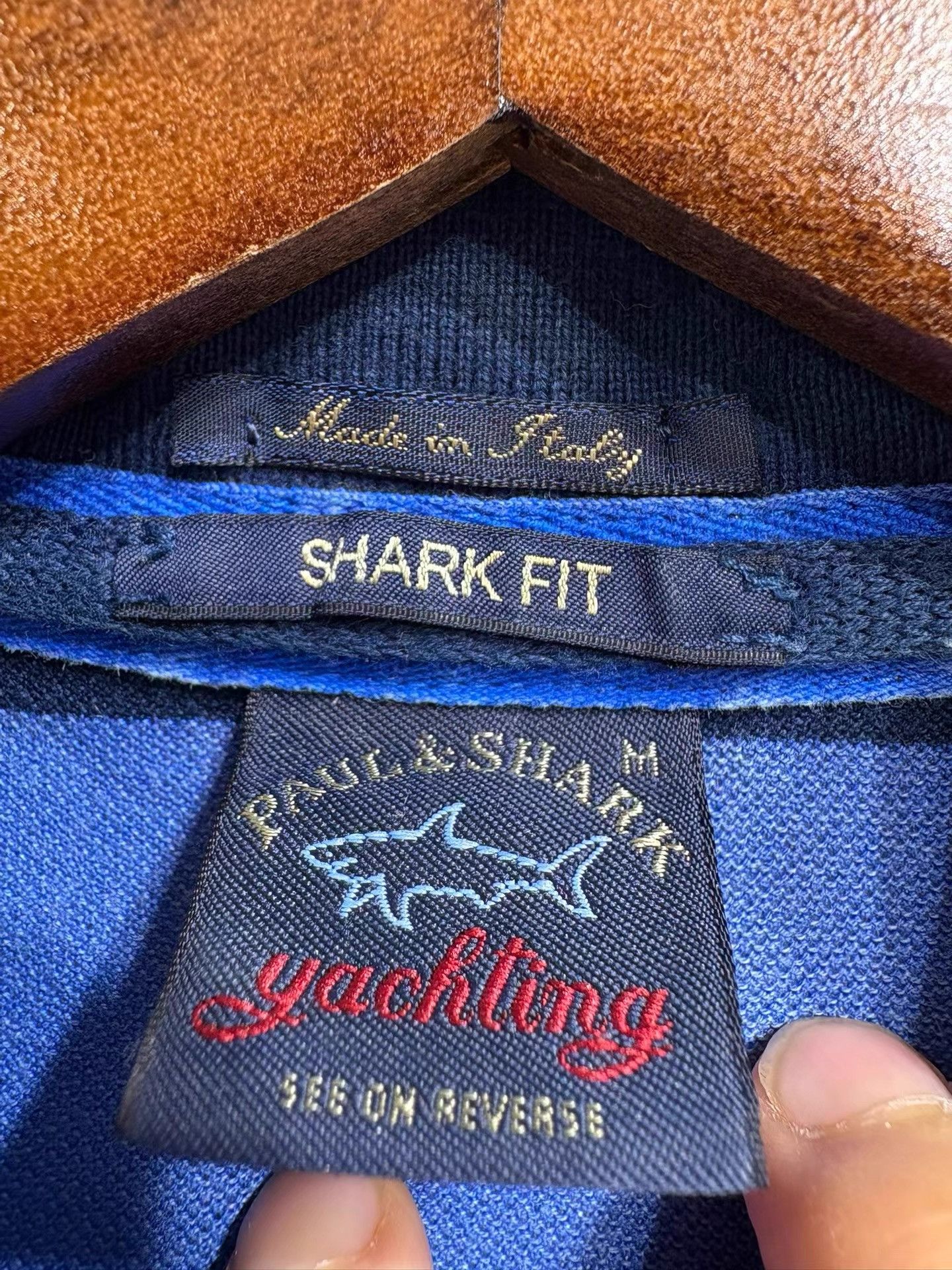 Paul & Shark Paul&shark Men's Blue Striped Short Sleeve Polo Shirt K29 Size US M / EU 48-50 / 2 - 5 Thumbnail