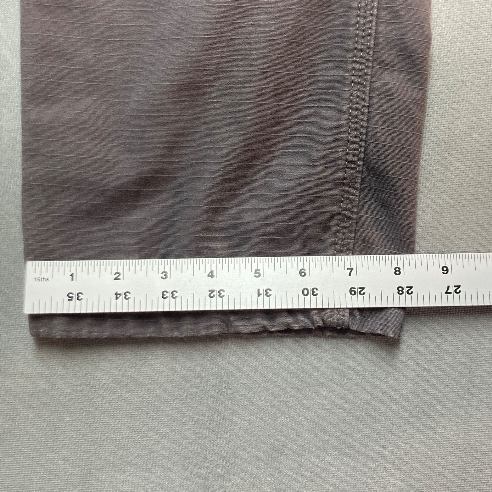 Carhartt Carhartt Double Knee Ripstop Cargo Flannel Lined 33x30 Gray Size US 33 - 7 Thumbnail