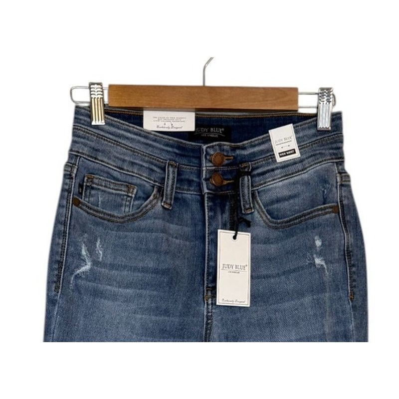 Judy Blue NWT Judy Blue Jeans Women 3 Blue Relaxed Fit High Rise Size 26" / US 2 / IT 38 - 2 Thumbnail