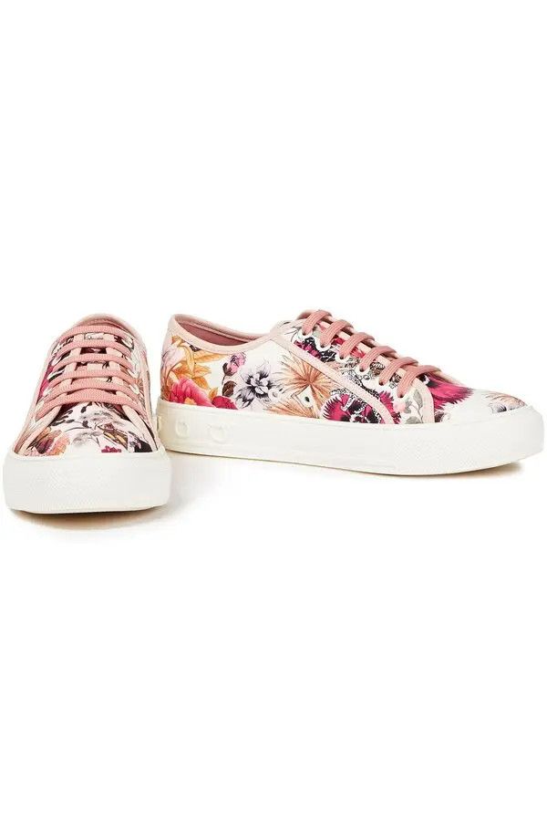 Salvatore Ferragamo o1y0426 Low-Top Sneakers in Multicolor Size US 5.5 / IT 35.5 - 4 Thumbnail