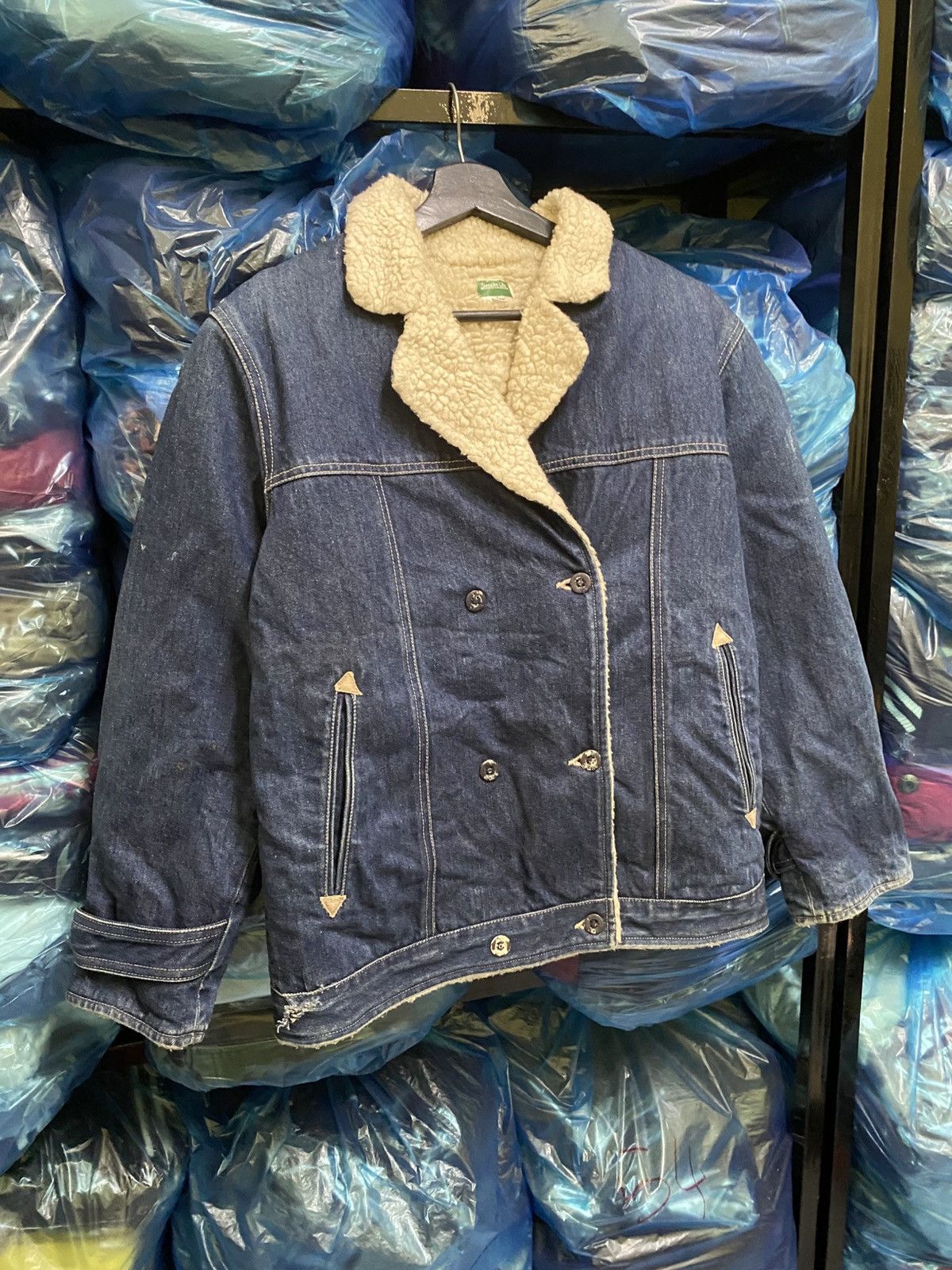 Japanese Brand Vintage Simple Life by Renown Sherpa-Lined Denim Jacket Size US S / EU 44-46 / 1 - 5 Thumbnail